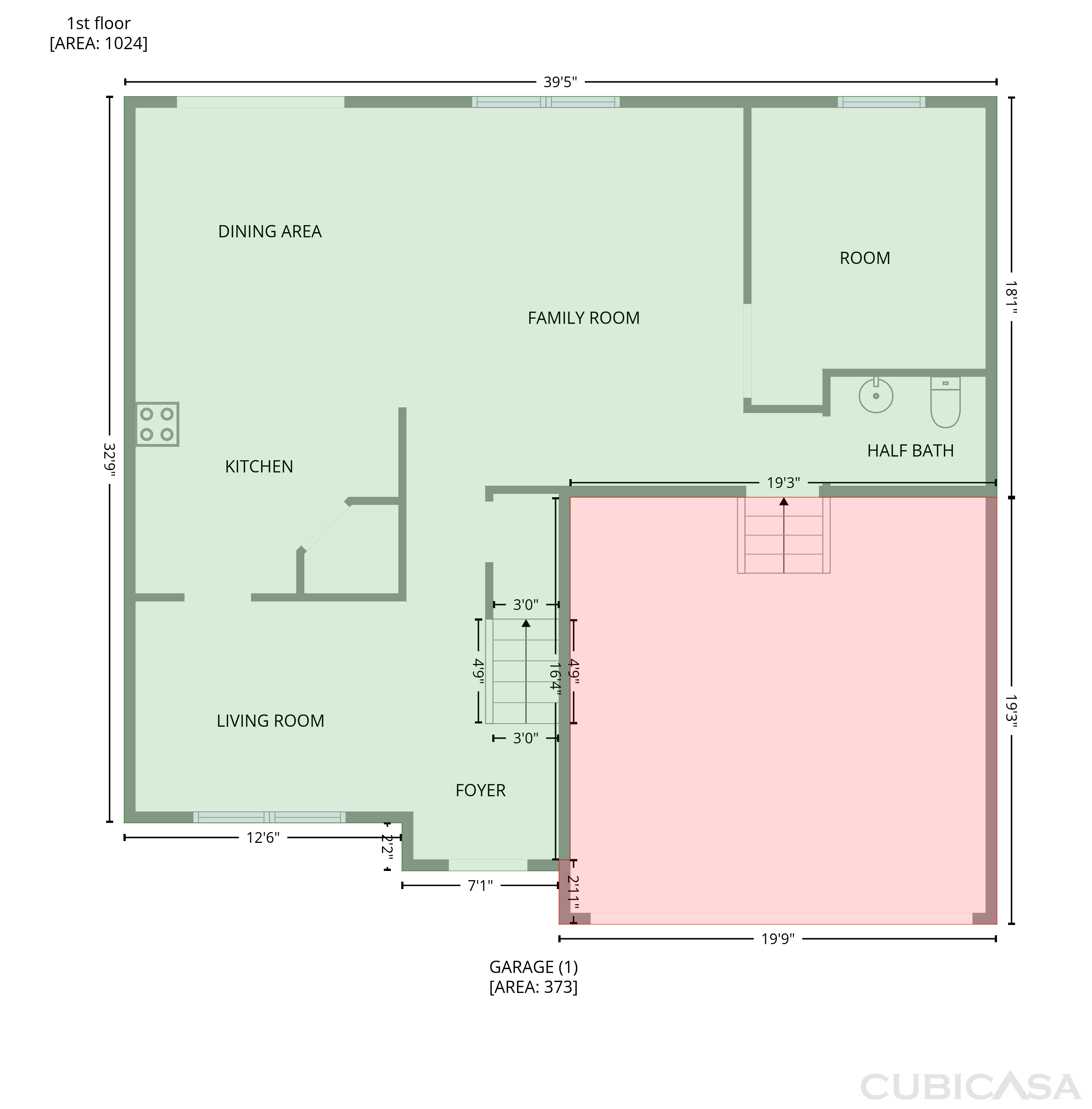Main Floor of 2308 Brasstown Ln, Apex, NC