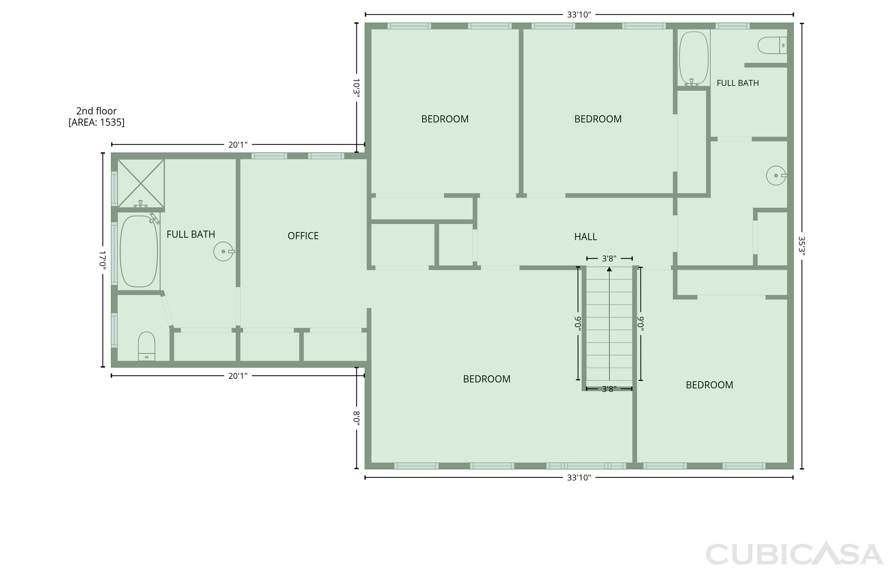Third Floor of 1440 Shade Tree Way, Alpharetta, GA