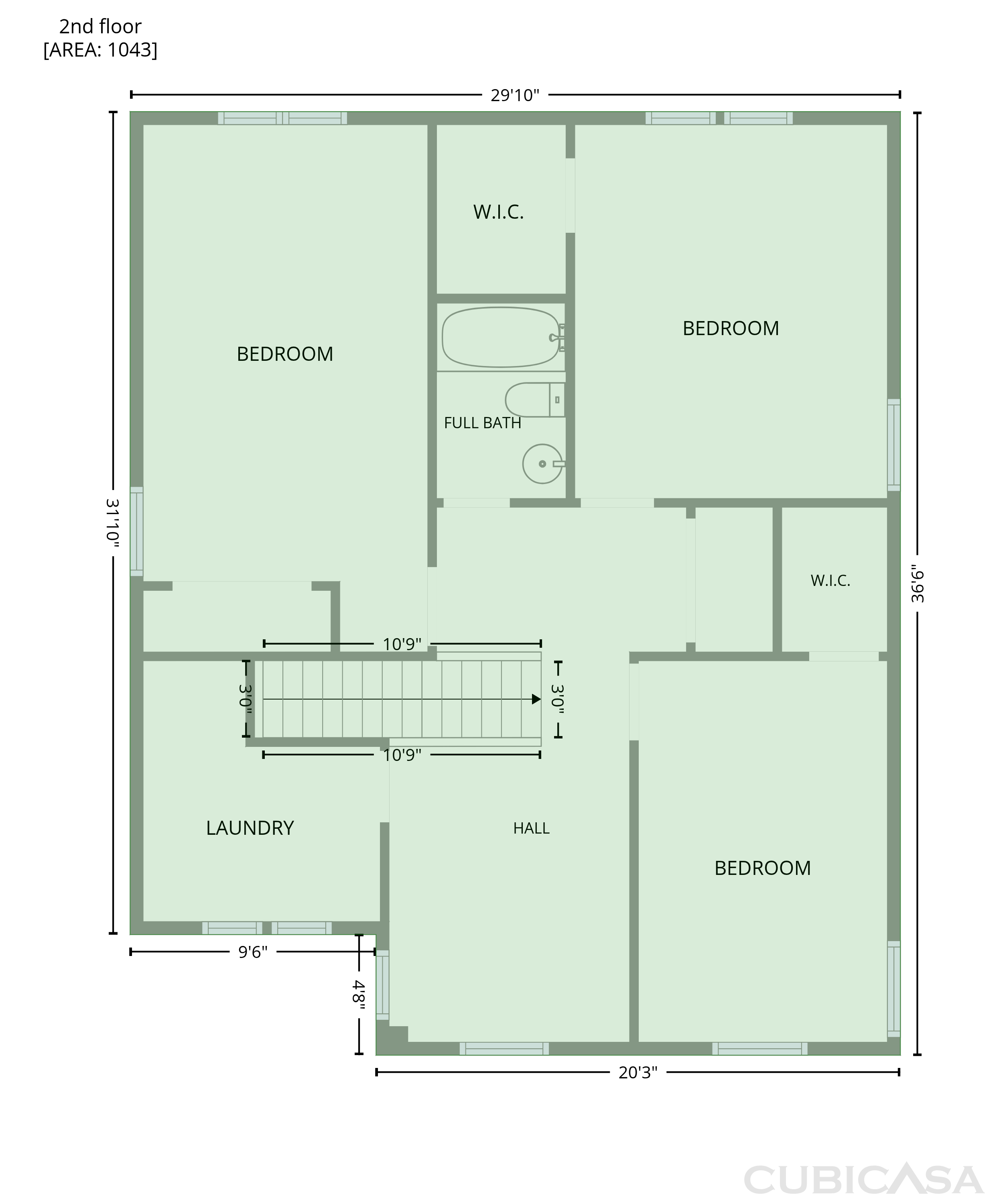 Second Floor of 886 Sagebrush Dr, Brighton, CO