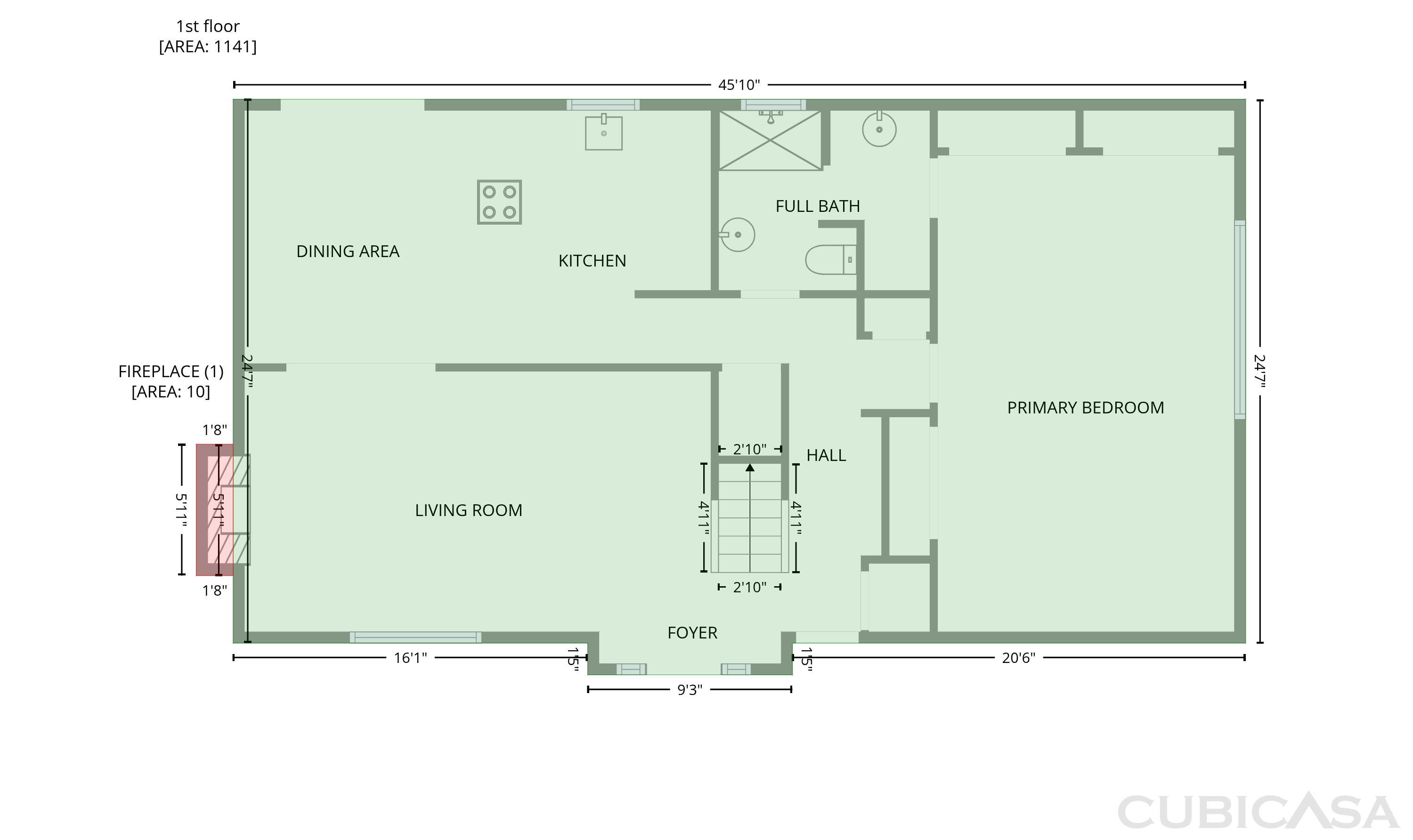 Main Floor of 3411 Halifax Dr, Arlington, TX
