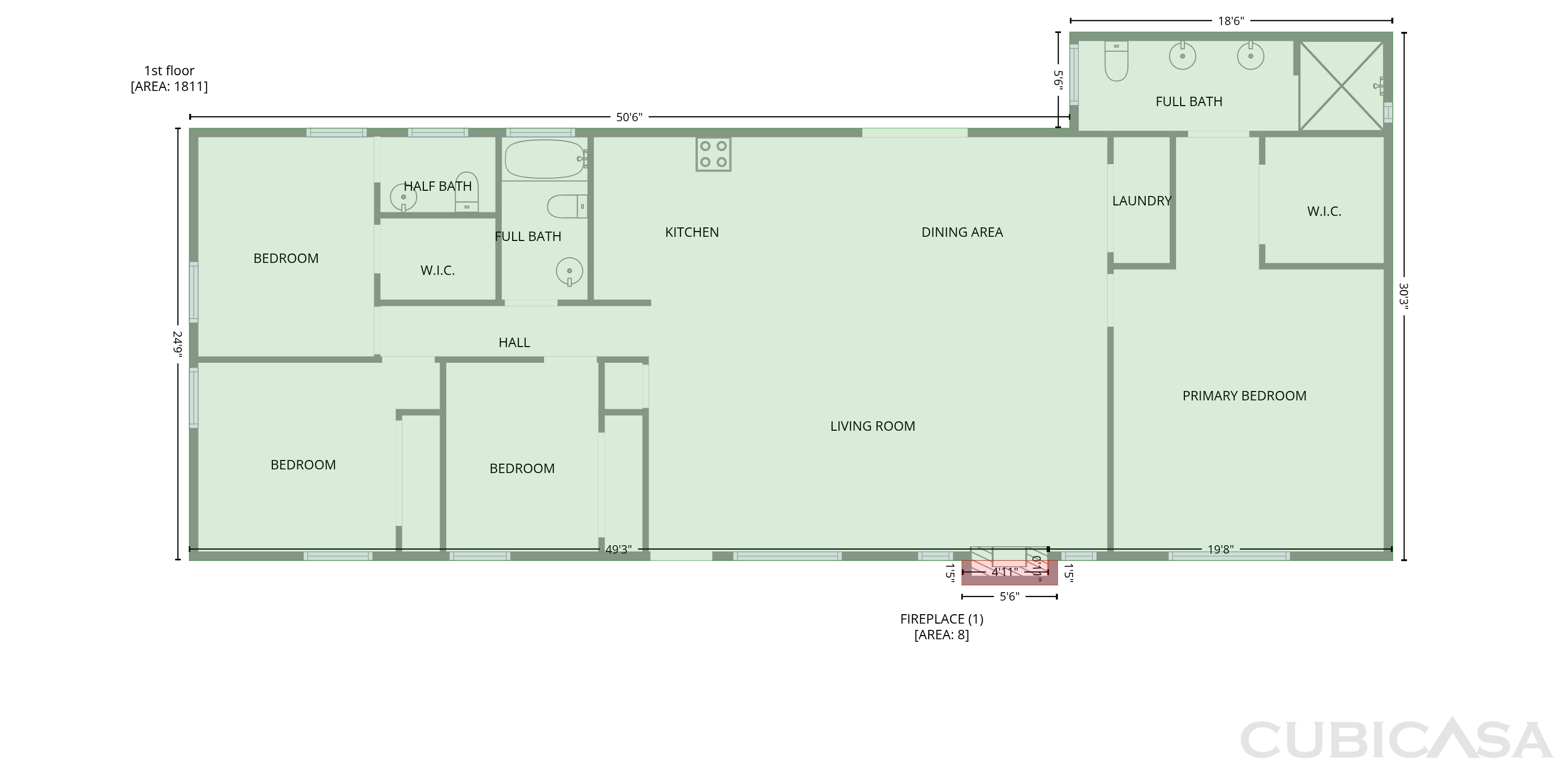 Main Floor of 1044 E Lombardy Dr, Deltona, FL