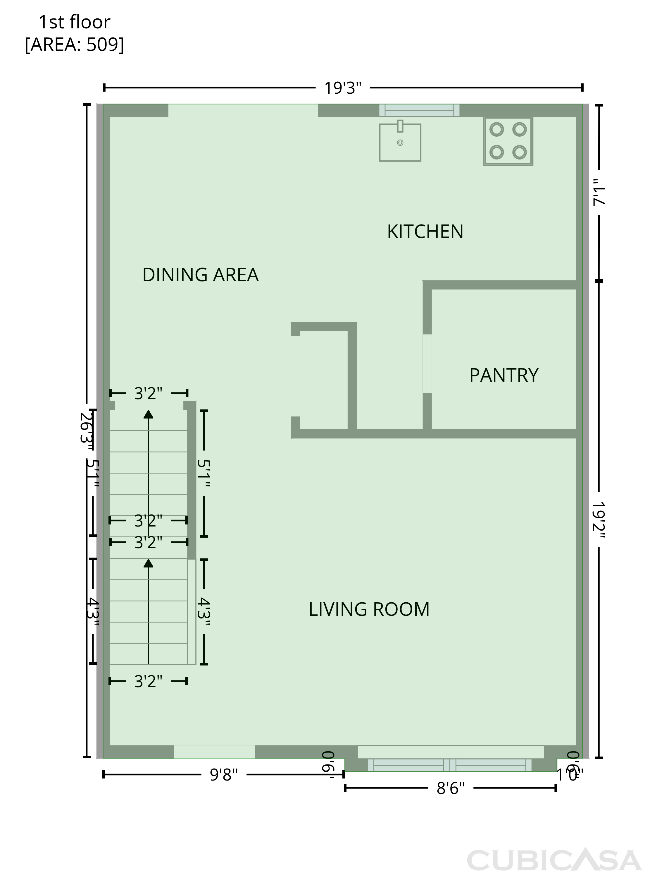 Second Floor of 13524 Bentley Cir, Woodbridge, VA