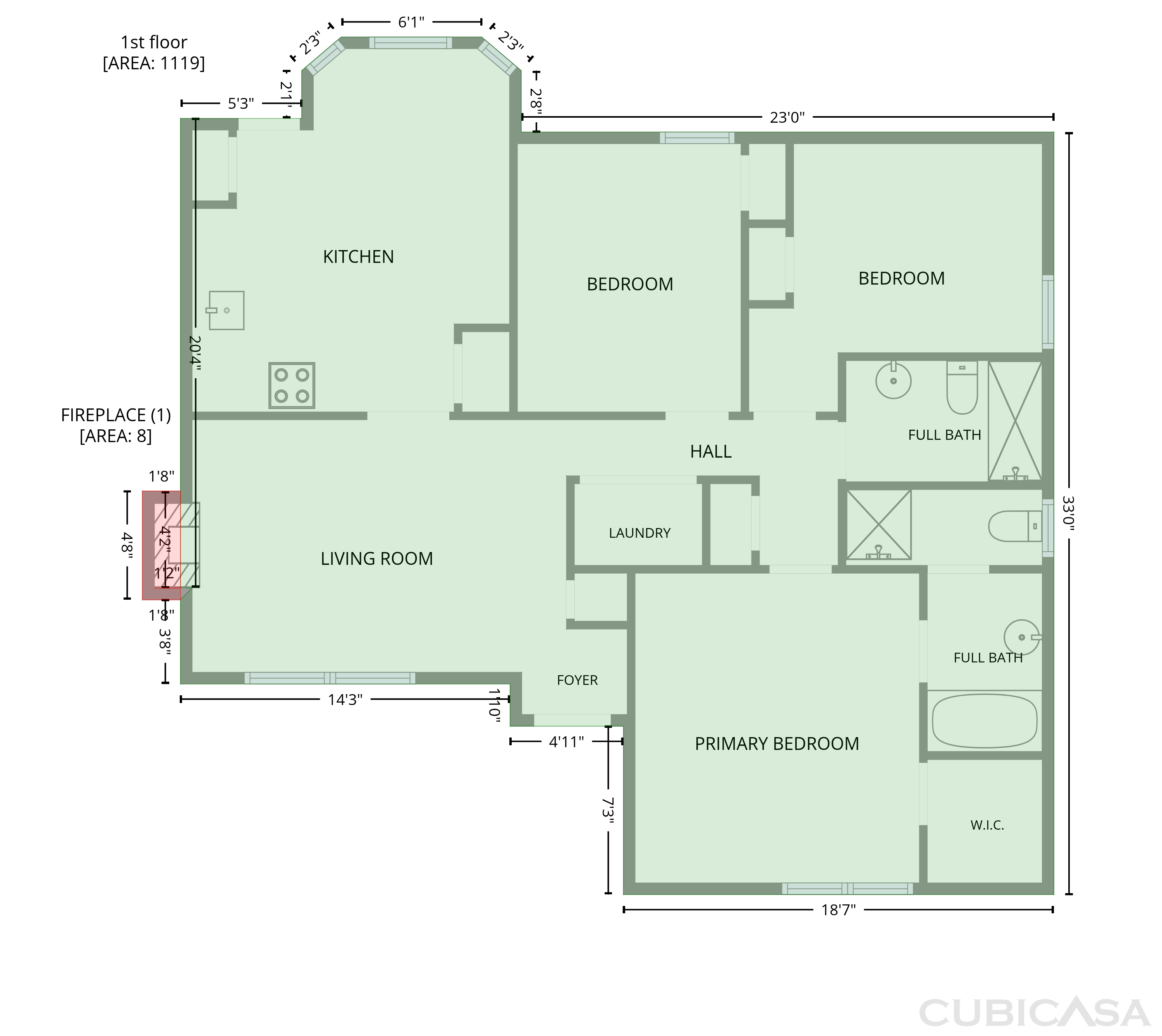 Main Floor of 2110 Carlisle Way, High Point, NC