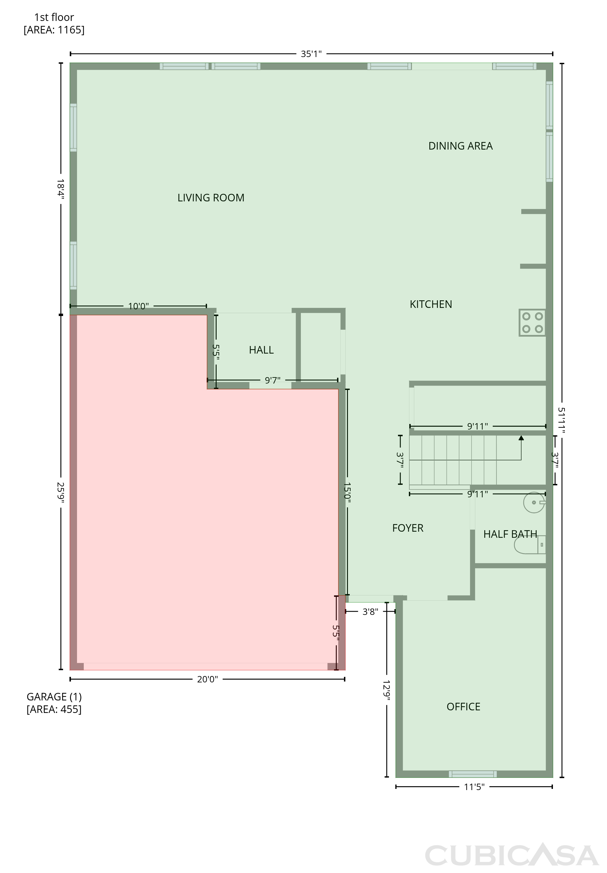 Main Floor of 95443 Woodbridge Pkwy, Fernandina Beach, FL
