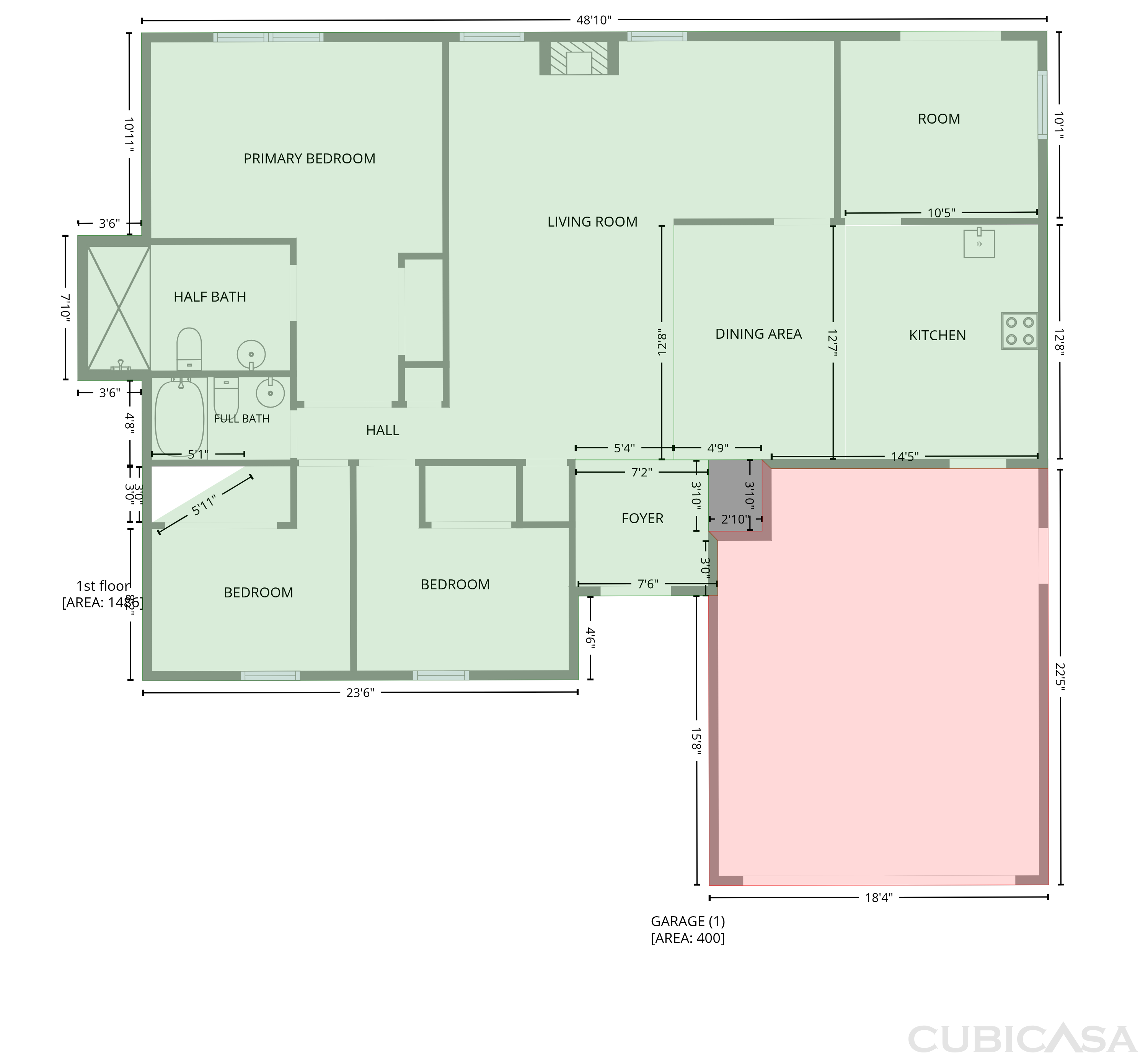 Main Floor of 6718 Spring Haven St, San Antonio, TX