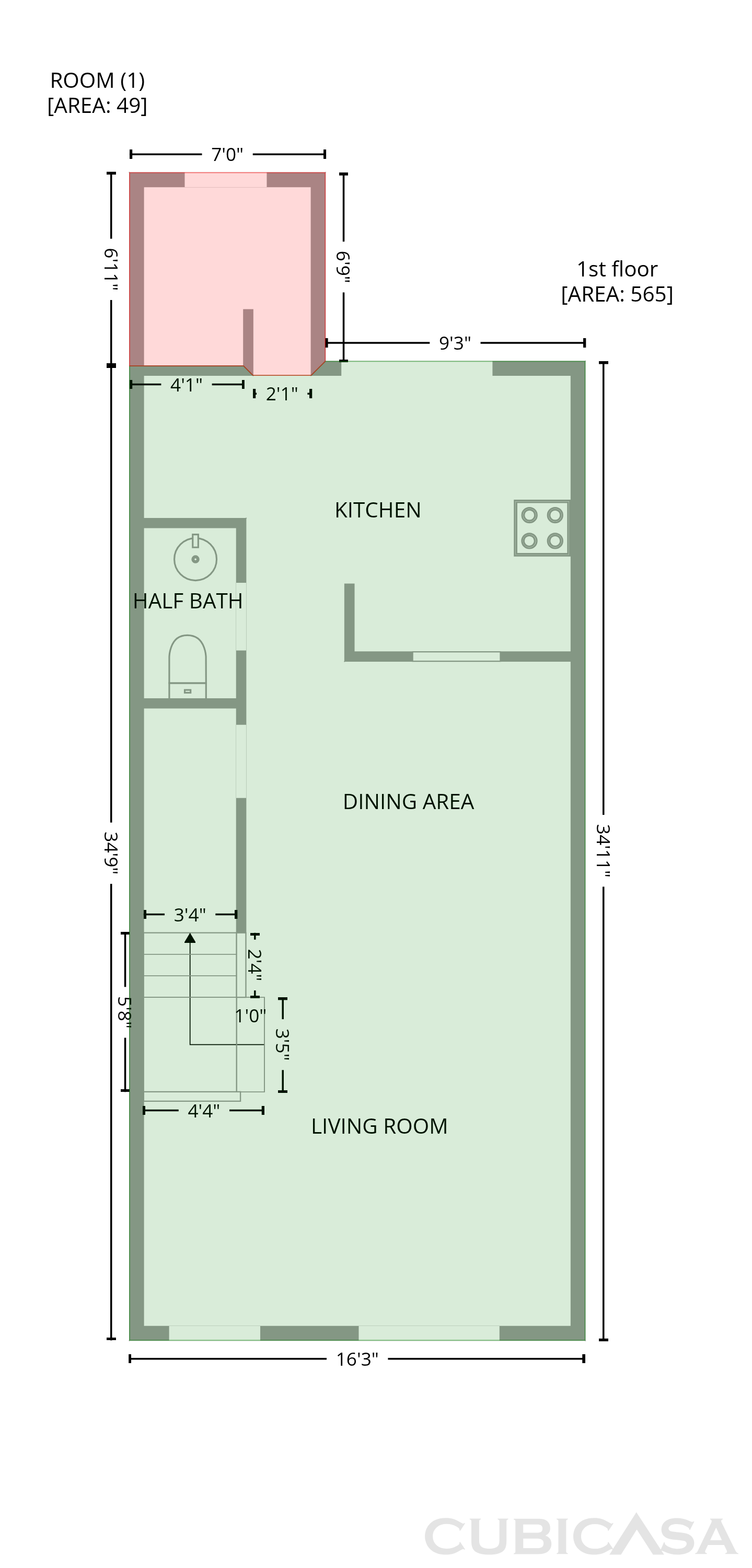 Main Floor of 59 Hidden Springs Rd, Spartanburg, SC