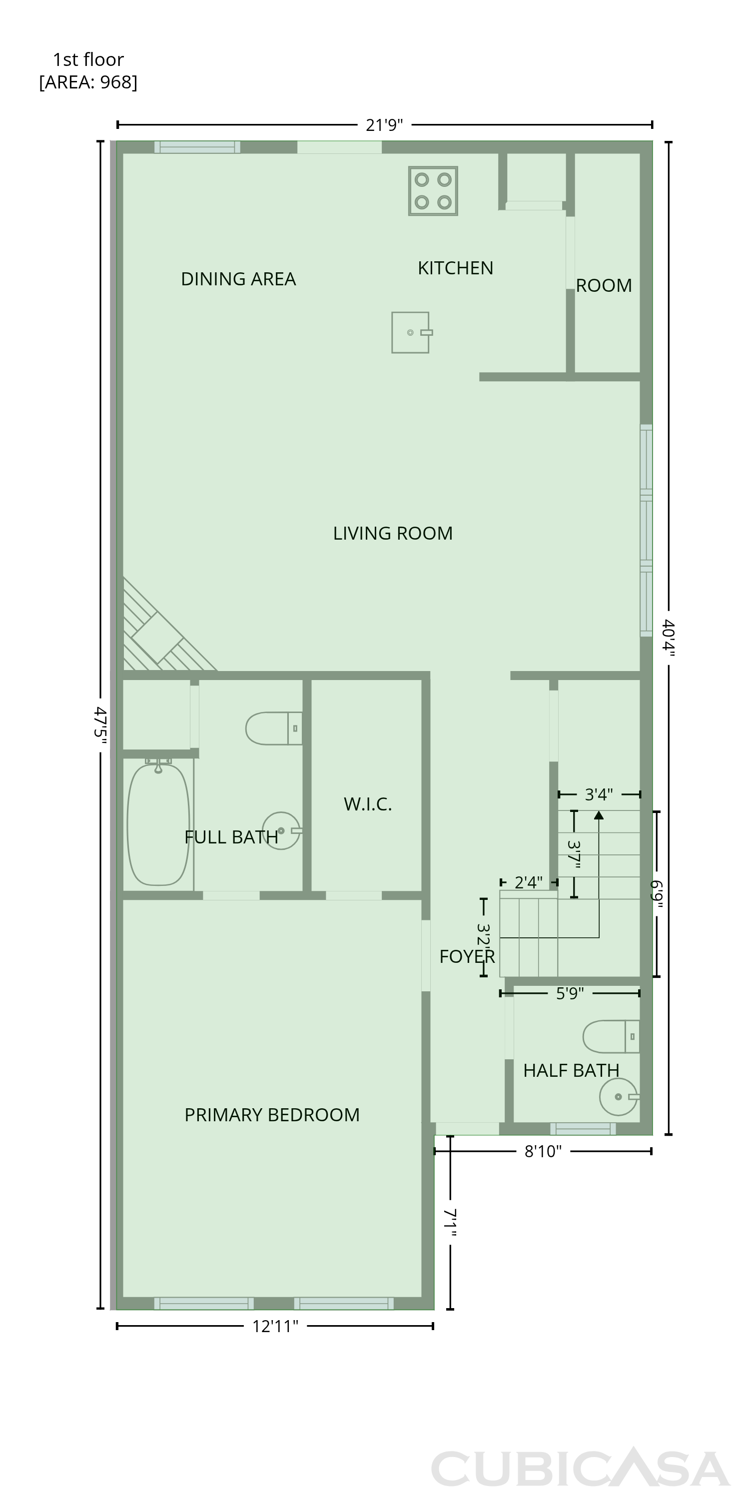 Main Floor of 2265 Cason Ln, Murfreesboro, TN