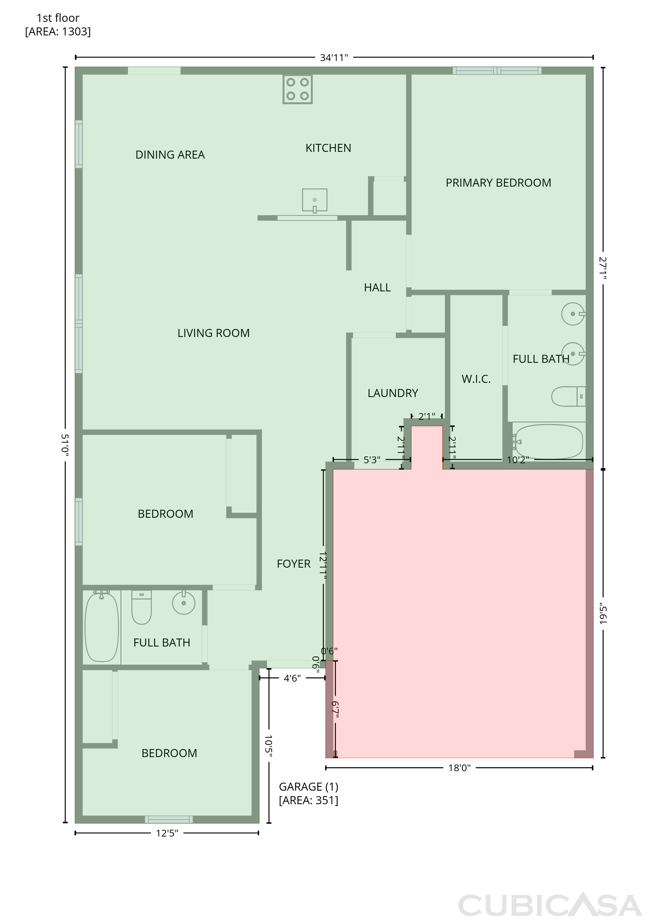 Main Floor of 517 W 5th St, Converse, TX