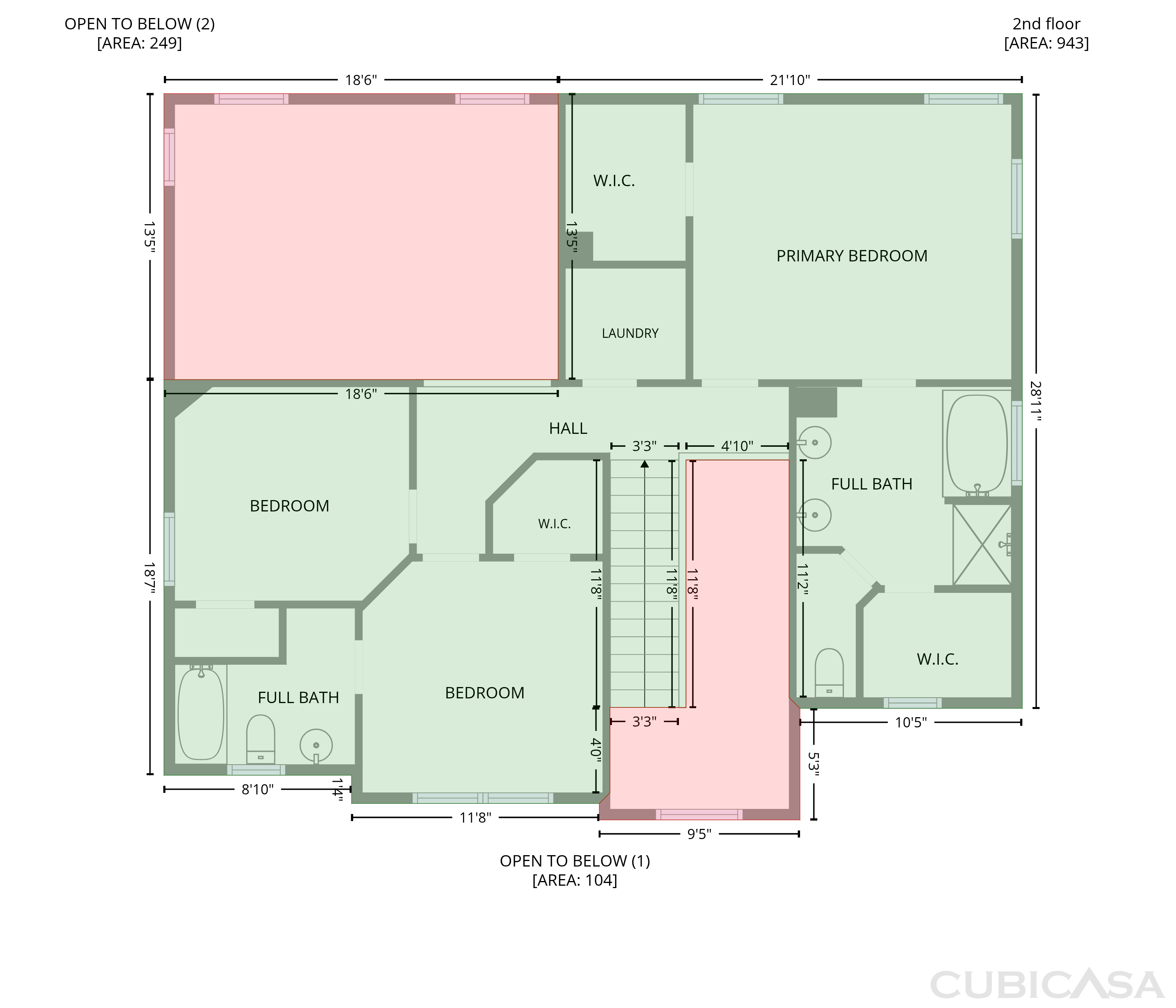 Second Floor of 1668 Bennett Dr, McDonough, GA