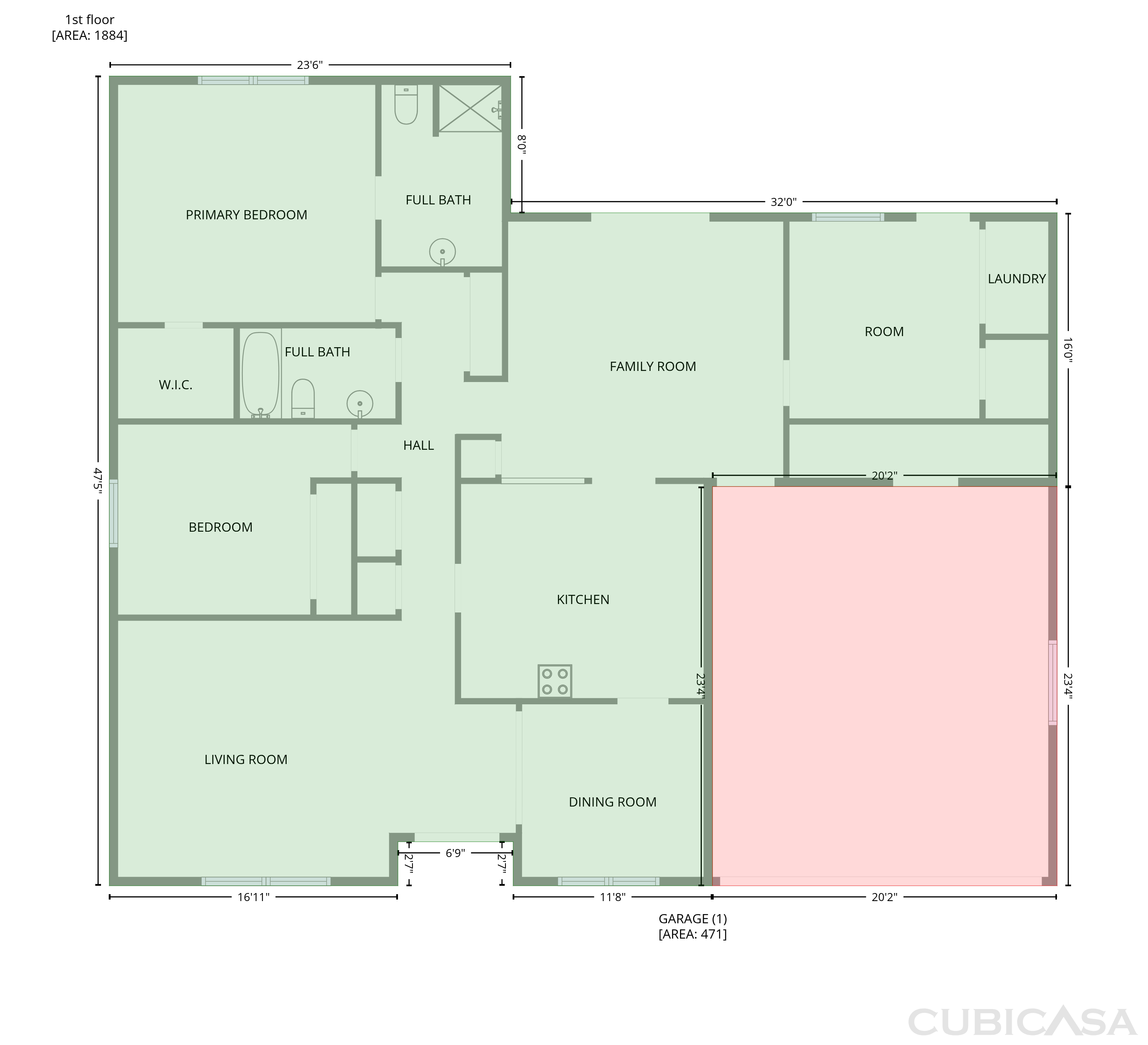 Main Floor of 6408 E Adobe Rd, Mesa, AZ