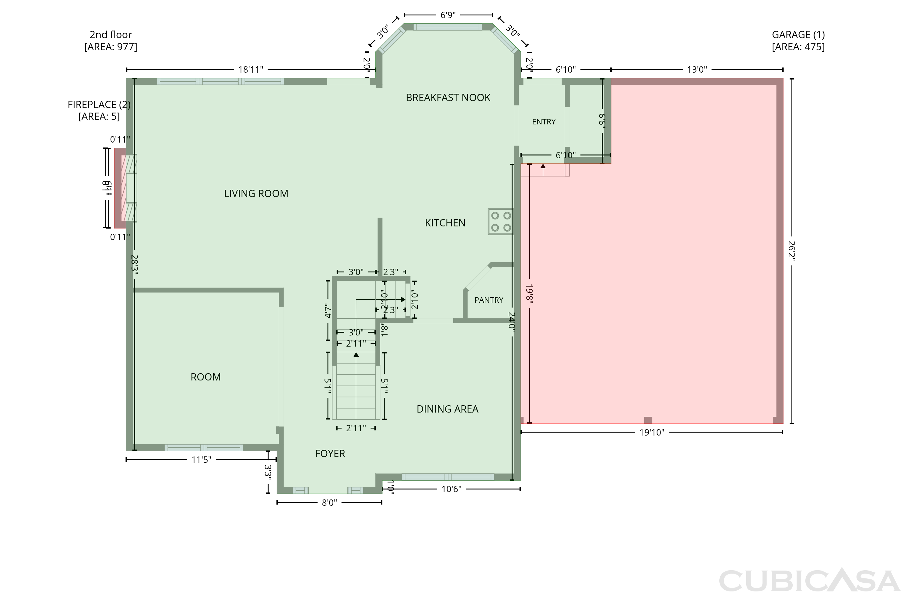 Second Floor of 3612 Brookefall Ct, Suwanee, GA