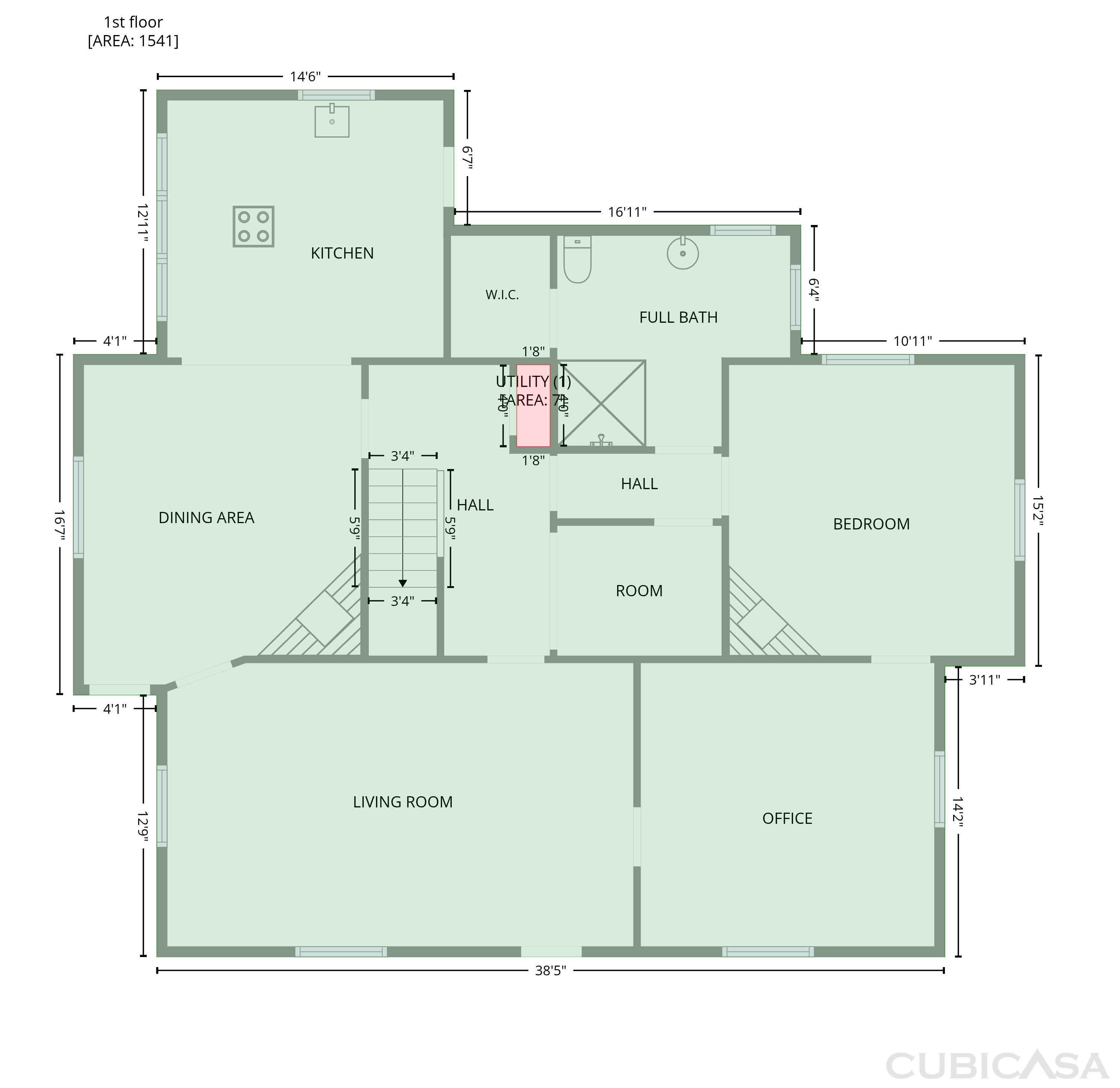 Main Floor of 732 W Front St, Statesville, NC