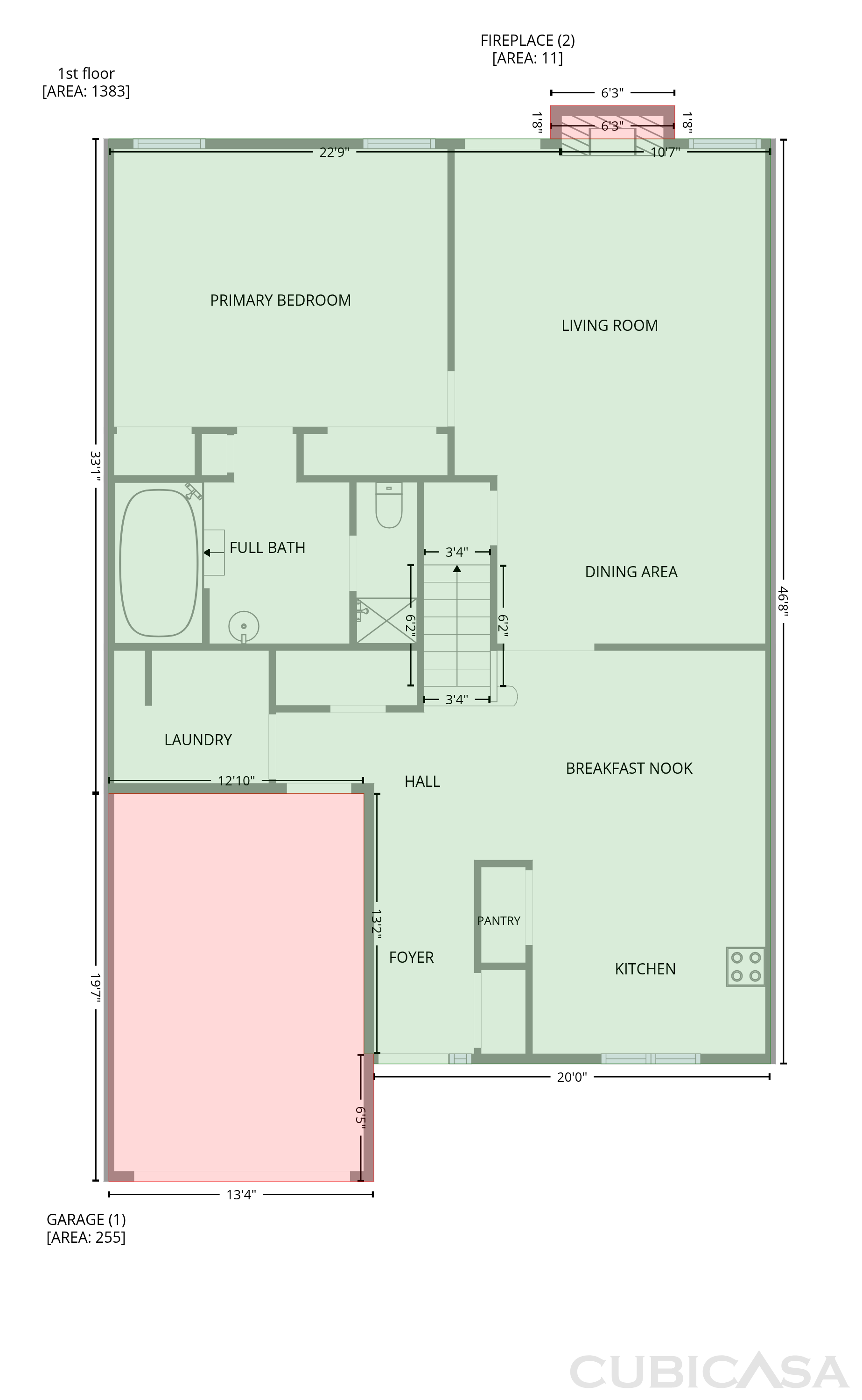 Main Floor of 17 Dover Trl, Peachtree City, GA