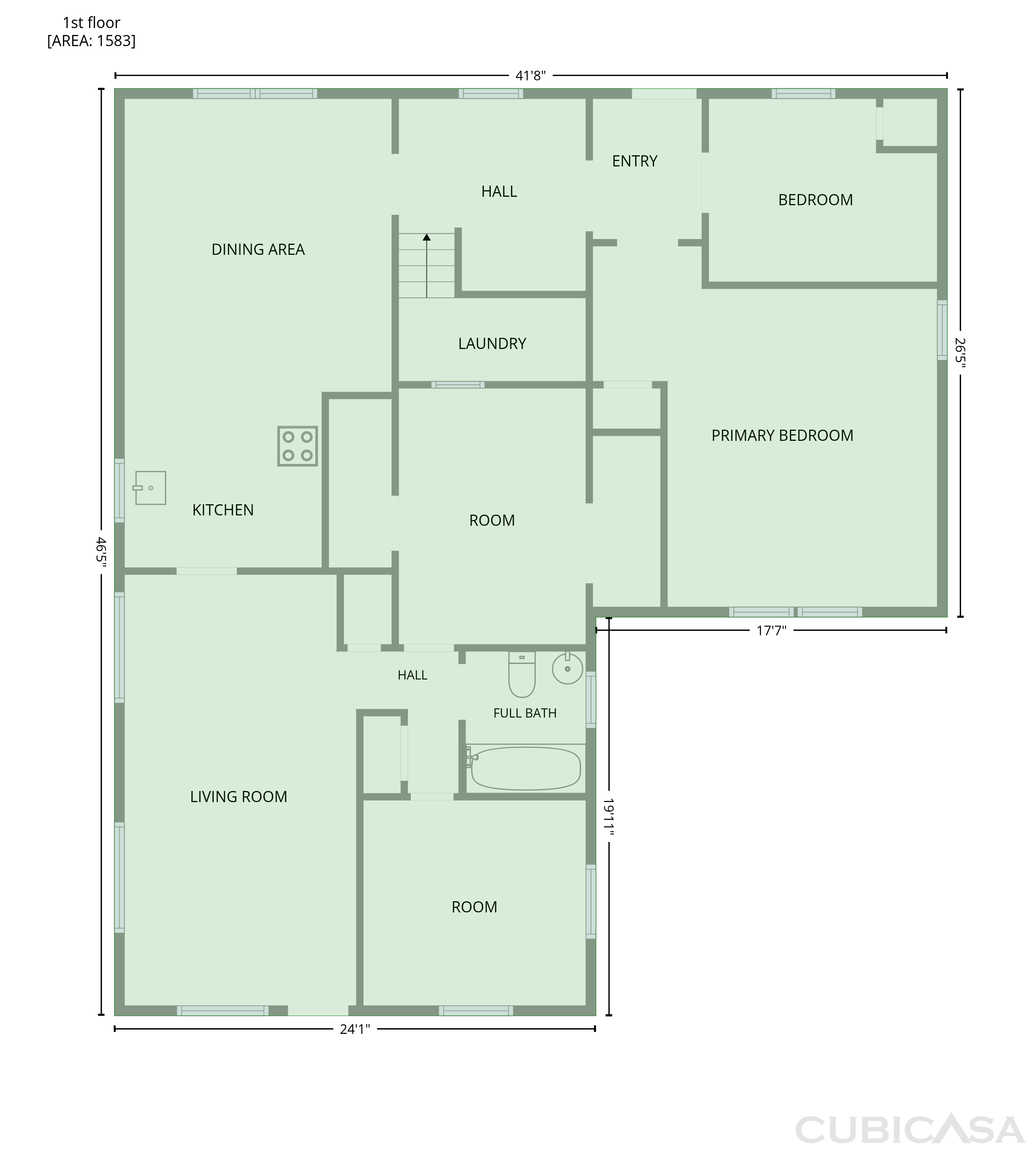 Main Floor of 801 N Delaware St, Butler, MO