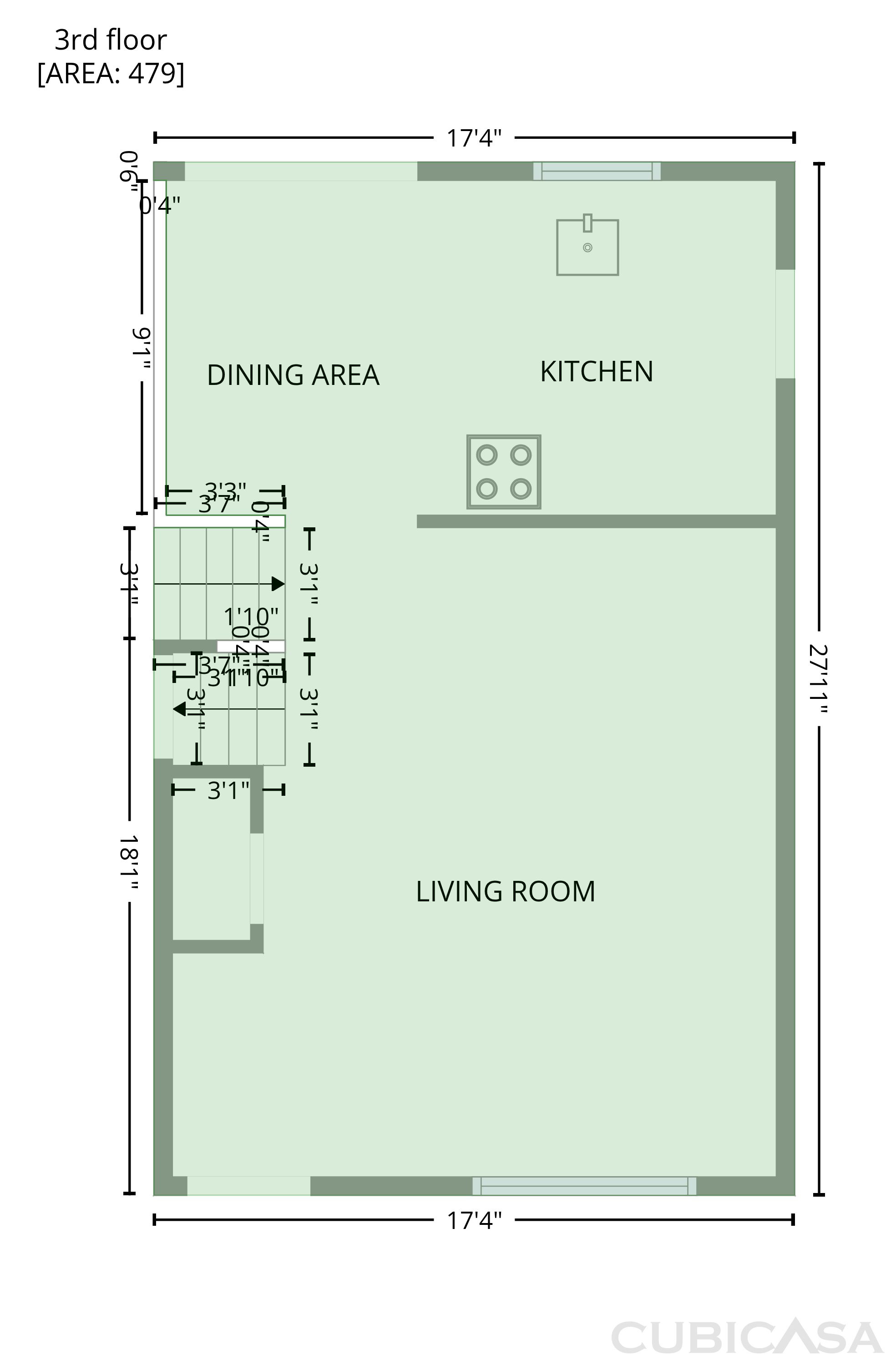 Floor 7 of 2114 S Eagle Ct, Aurora, CO