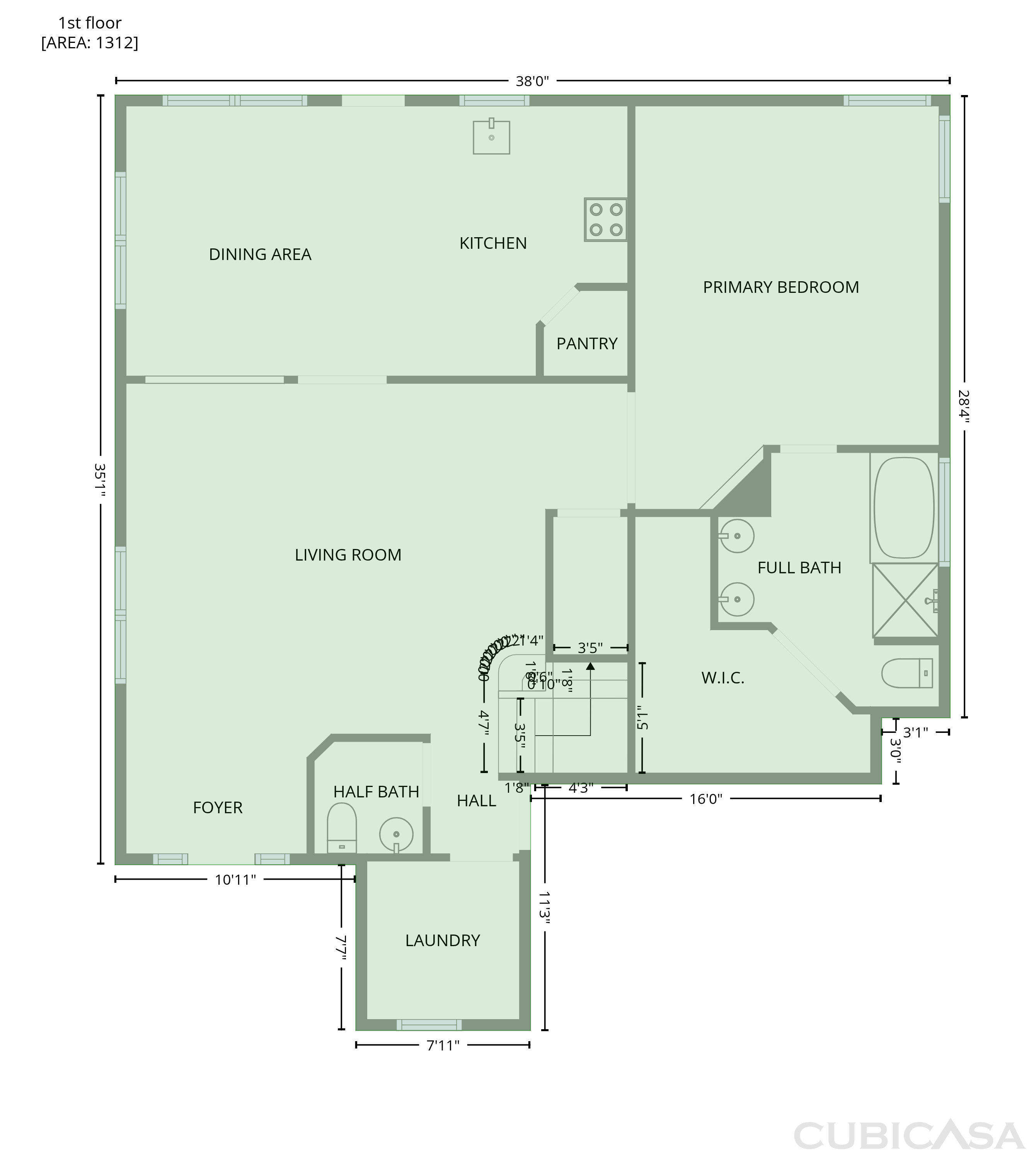 Main Floor of 5105 Willamette Ln, Killeen, TX