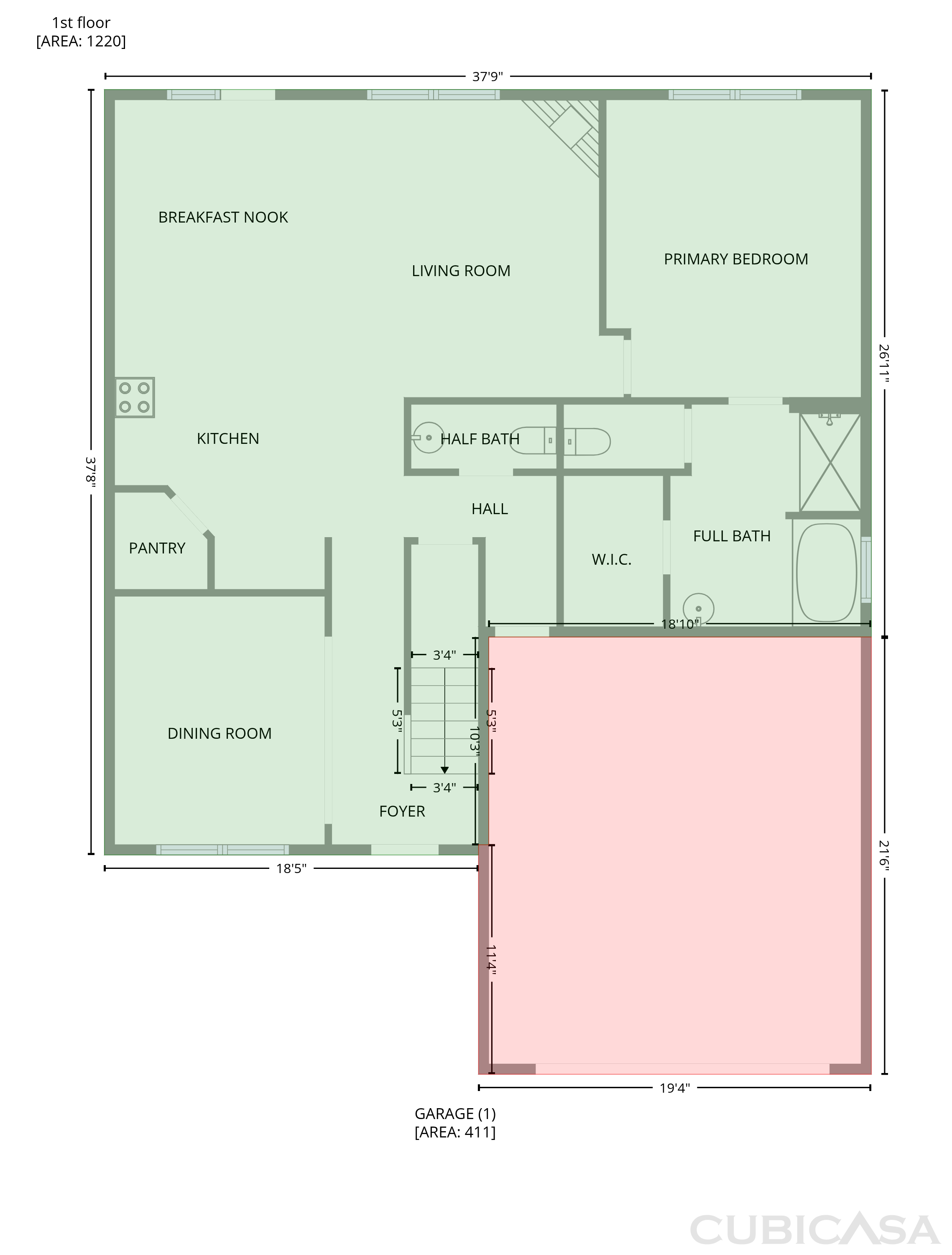 Main Floor of 1705 Blue Heron Way, Lovejoy, GA