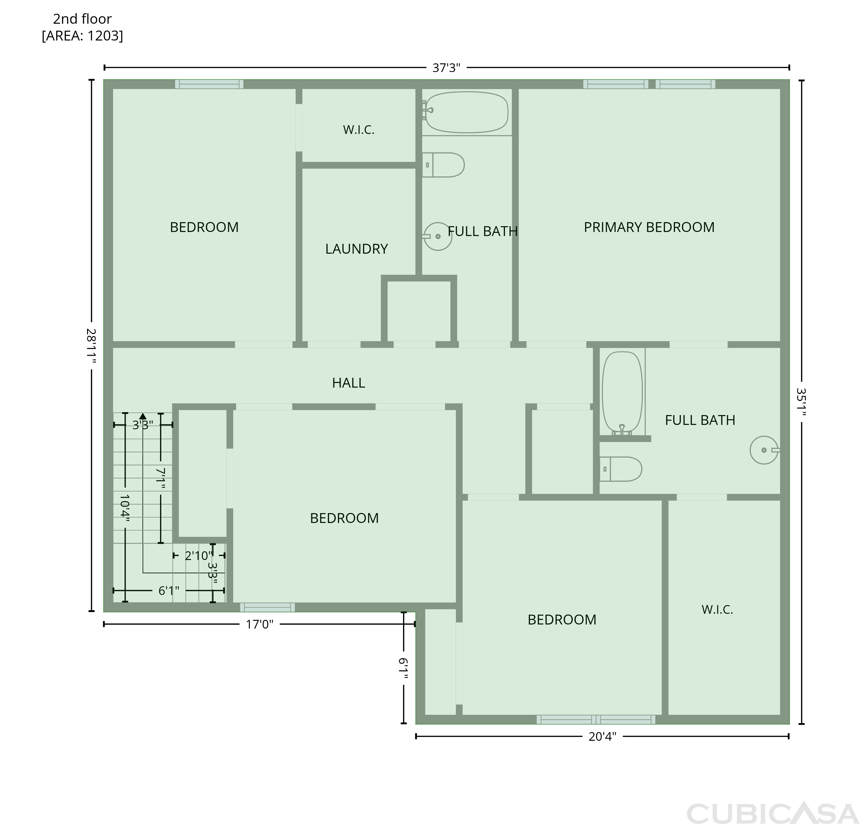 Second Floor of 8618 Blair Ct, Douglasville, GA