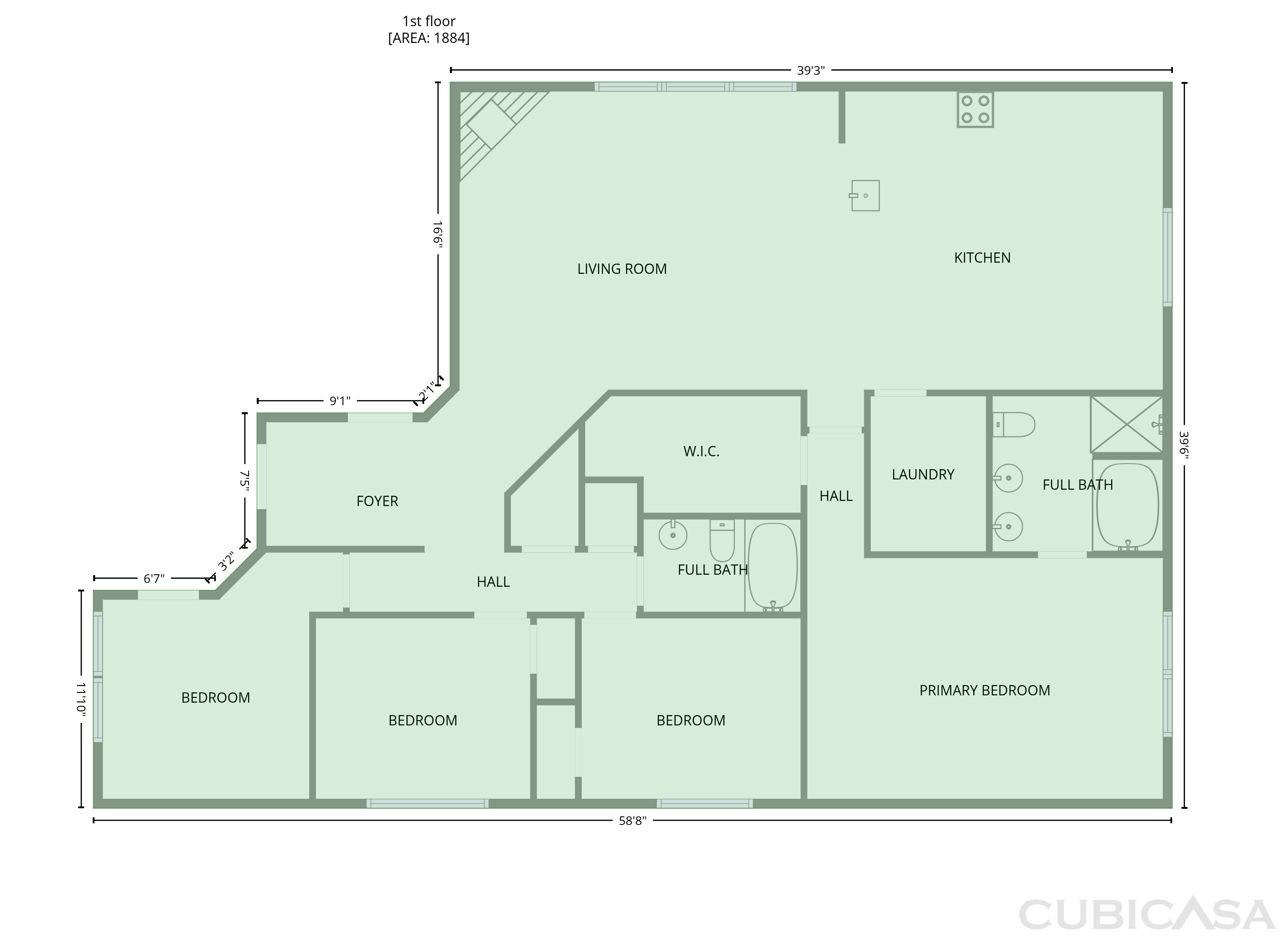 Main Floor of 9100 Chisholm Trl, Cross Roads, TX