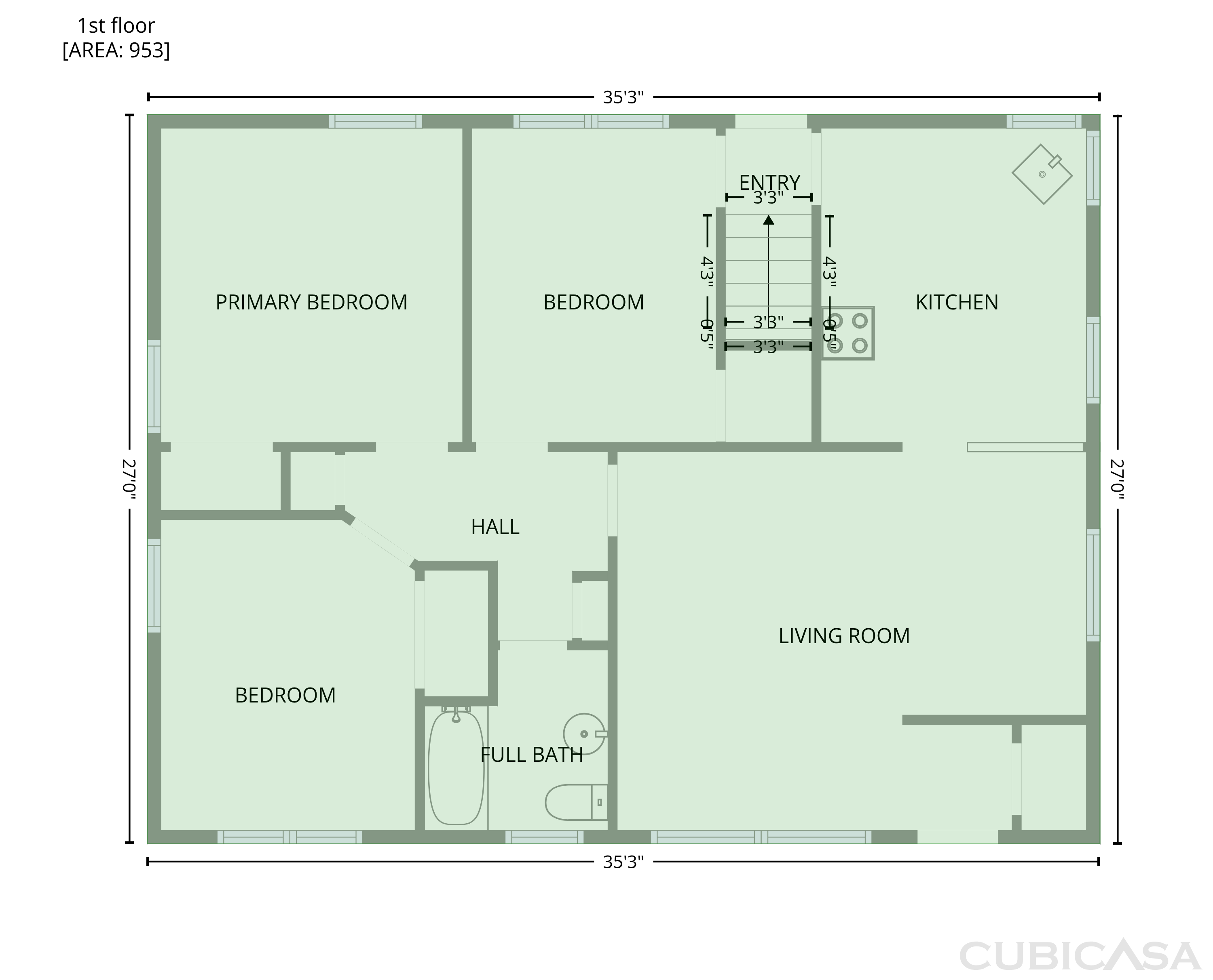 Second Floor of 29212 Ursuline St, Saint Clair Shores, MI