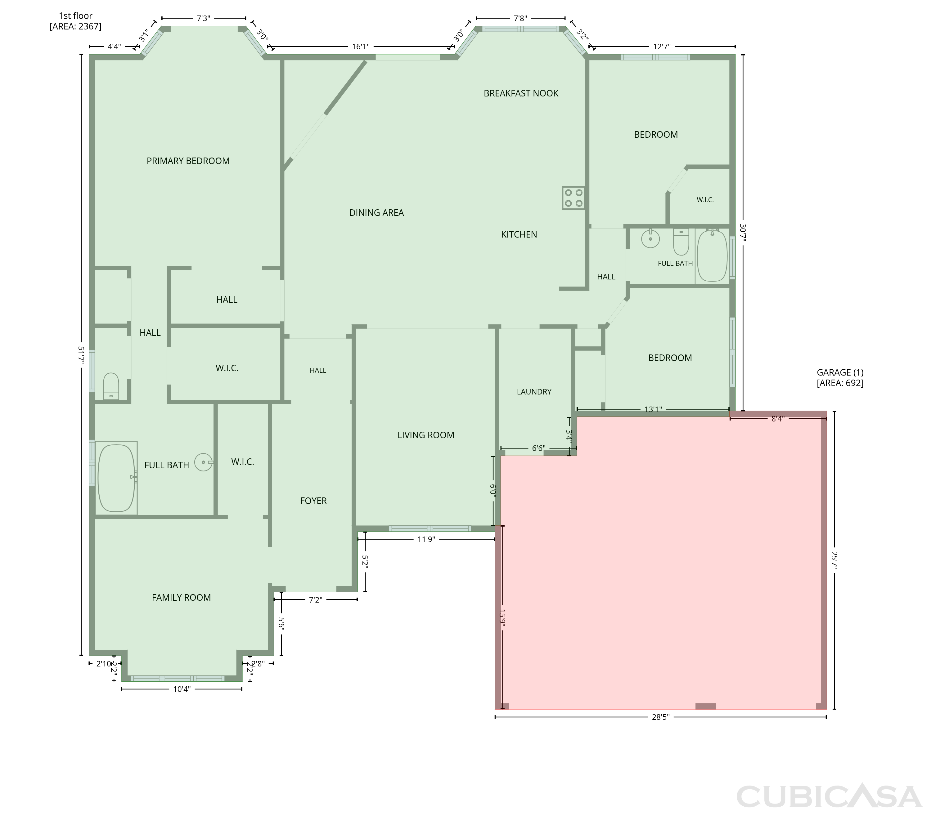 Main Floor of 2599 E Arrowhead Trl, Gilbert, AZ