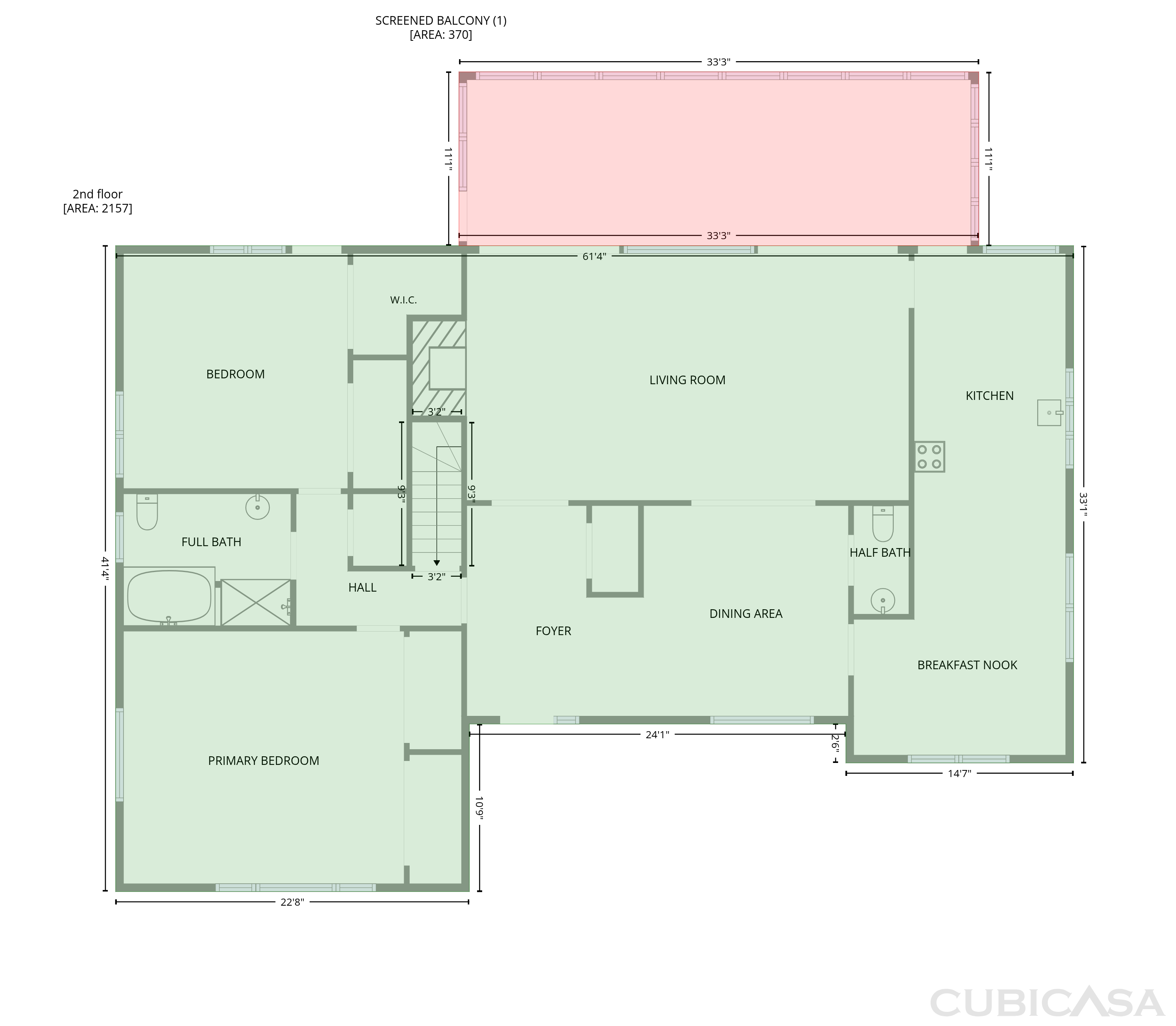 Second Floor of 2219 Arrington St, Durham, NC