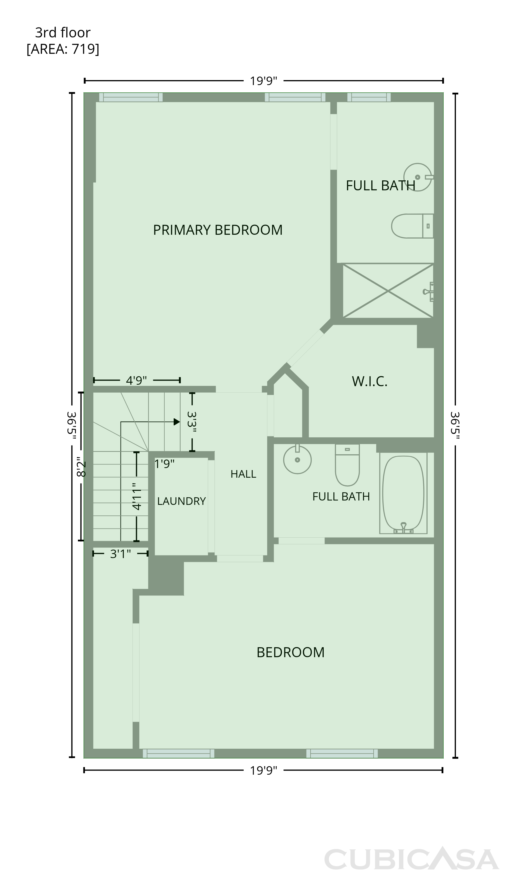 Third Floor of 104 Sylvan Oak Way, Simpsonville, SC