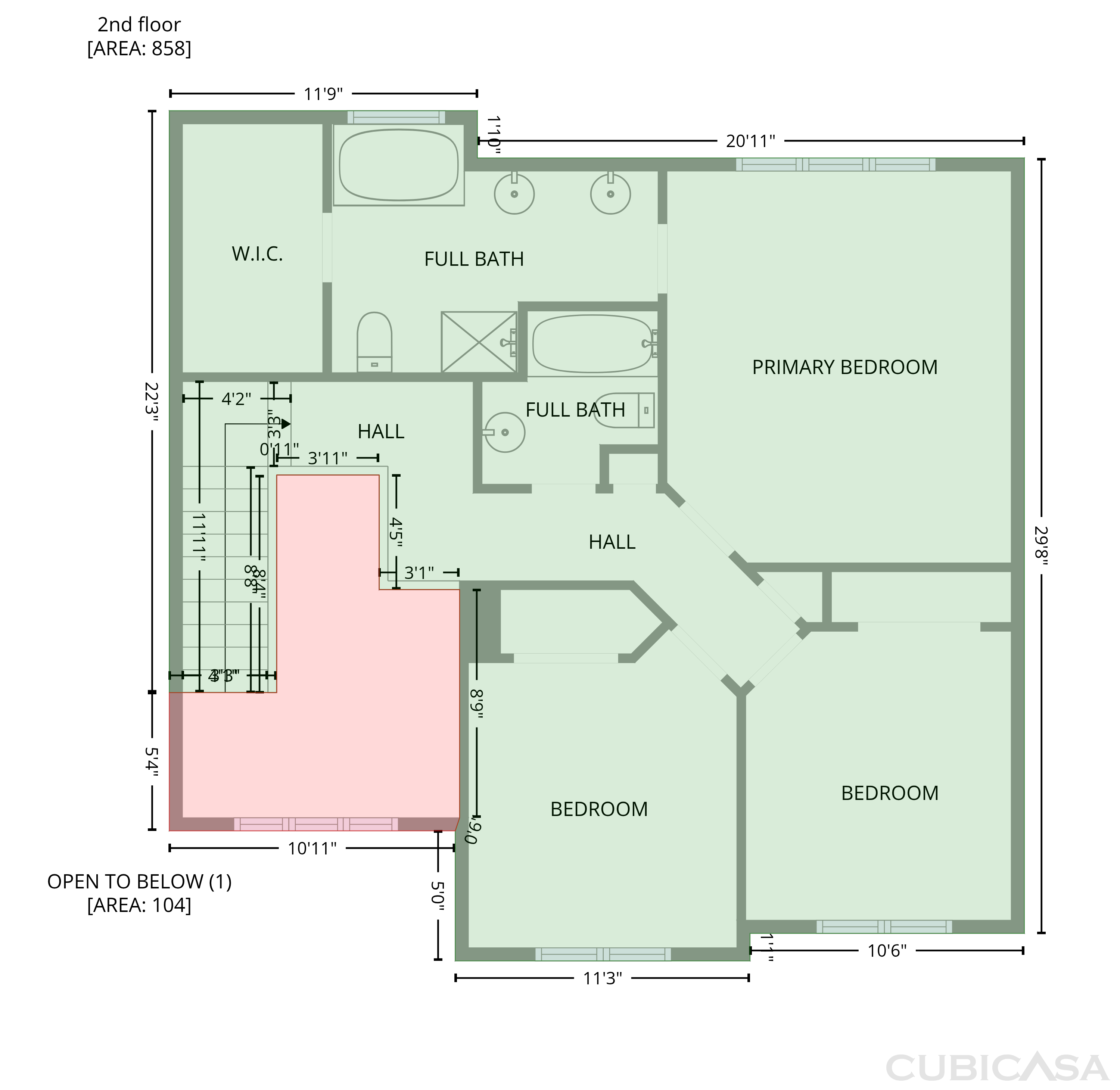 Second Floor of 304 Arlington Rdg, Cary, NC