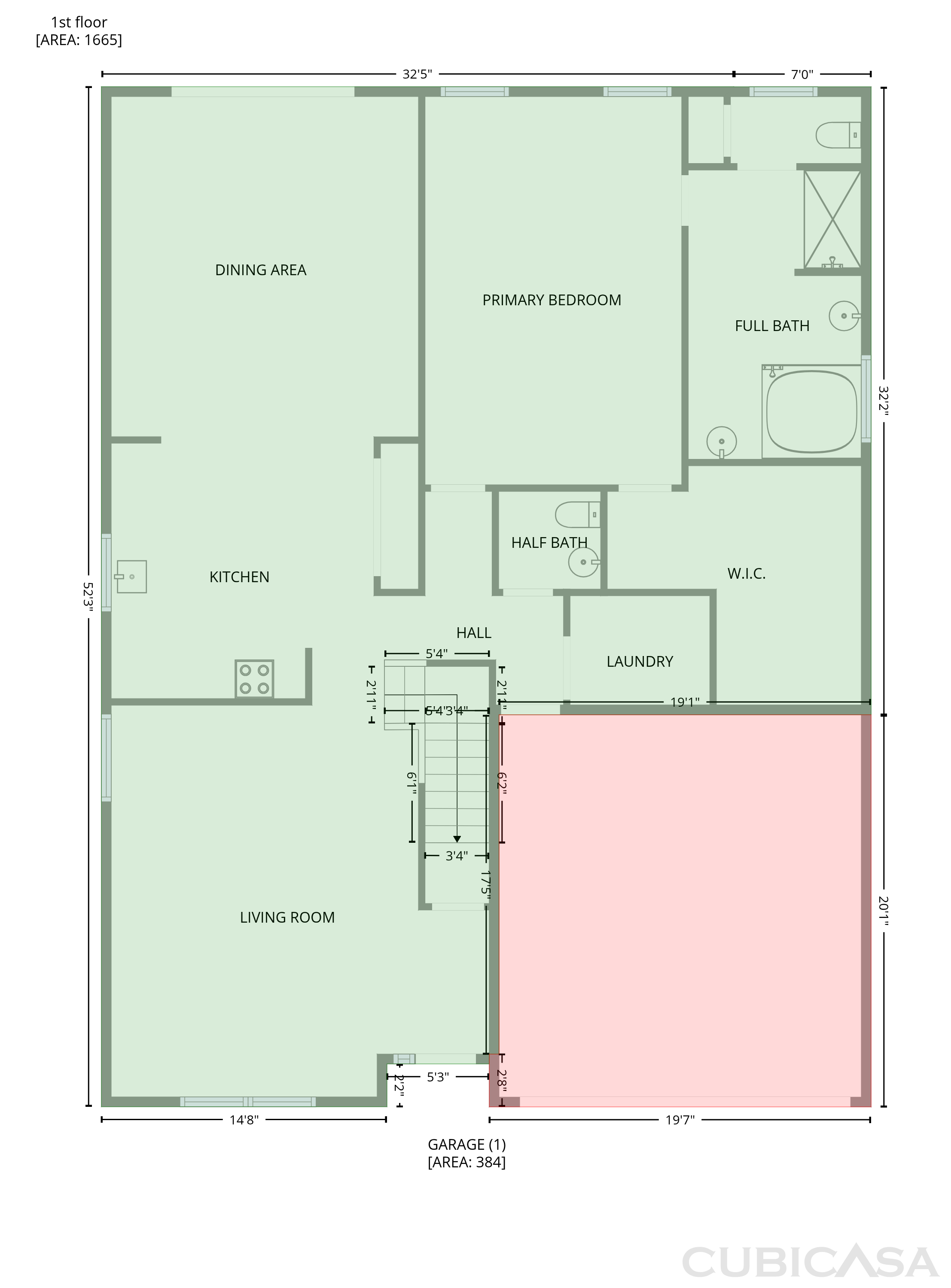 Main Floor of 457 Marathon Ln, Sanford, FL