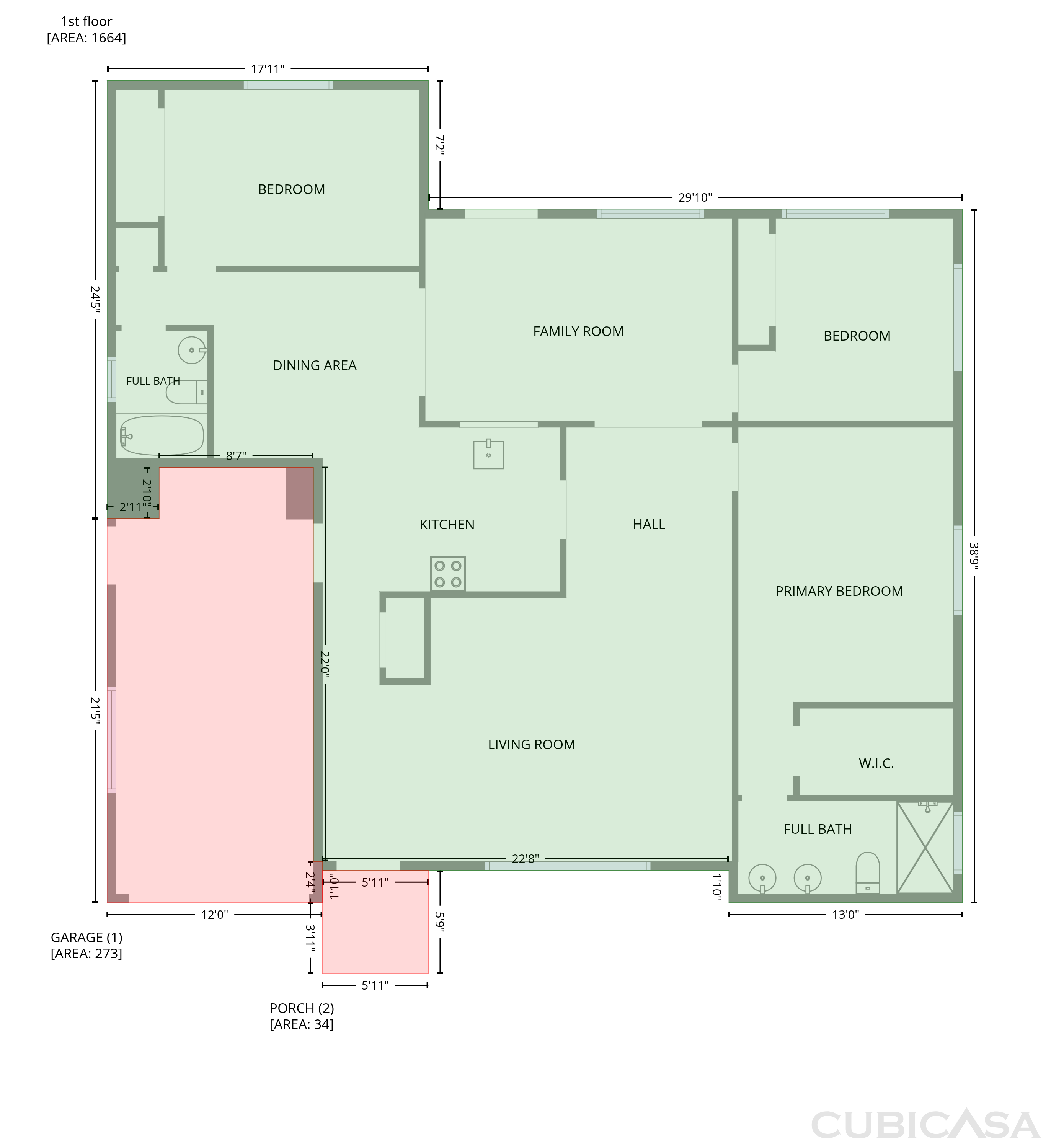 Main Floor of 9605 NW 81st St, Tamarac, FL
