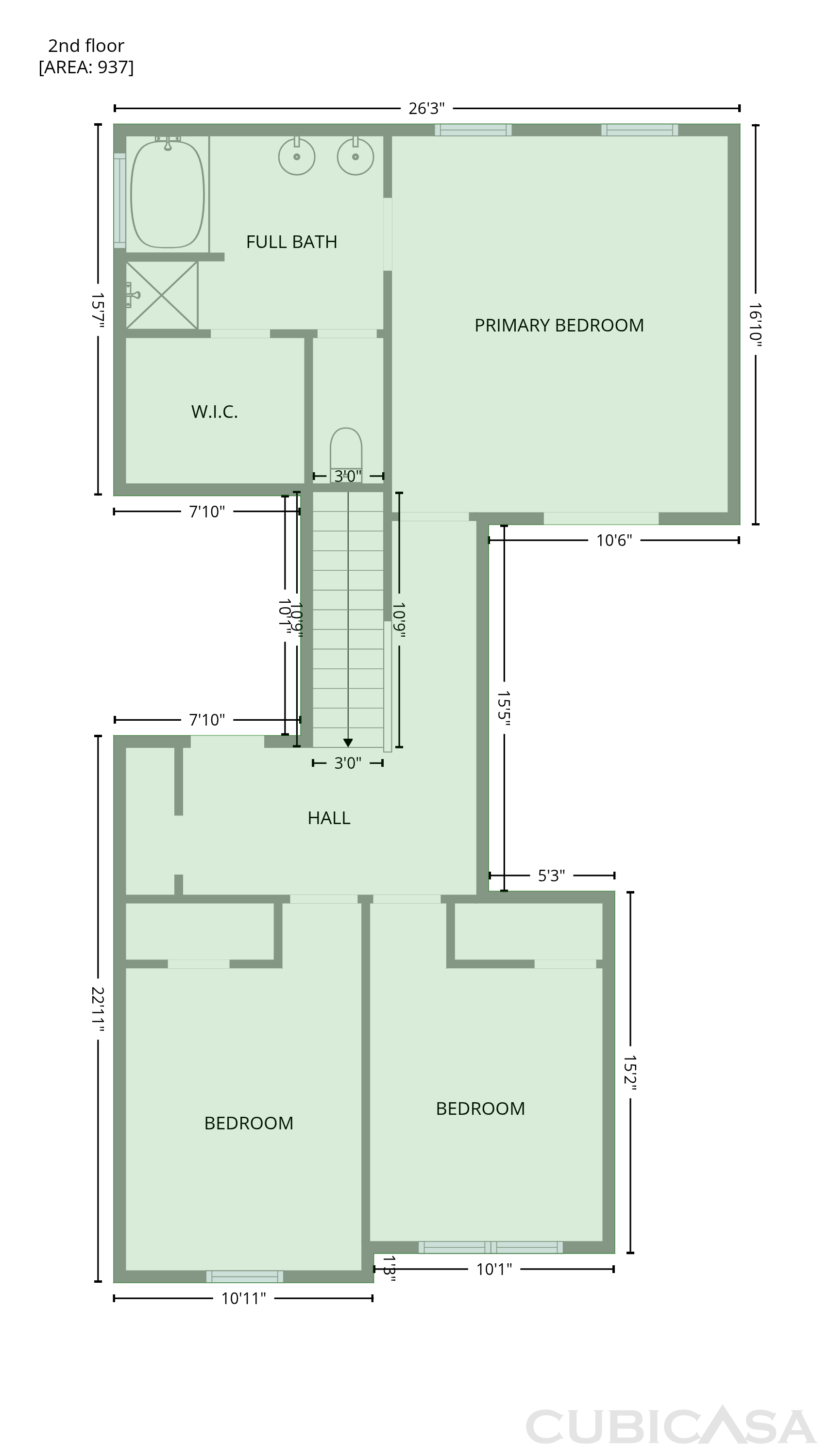 Second Floor of 1630 Tigris Ct, Atlanta, GA