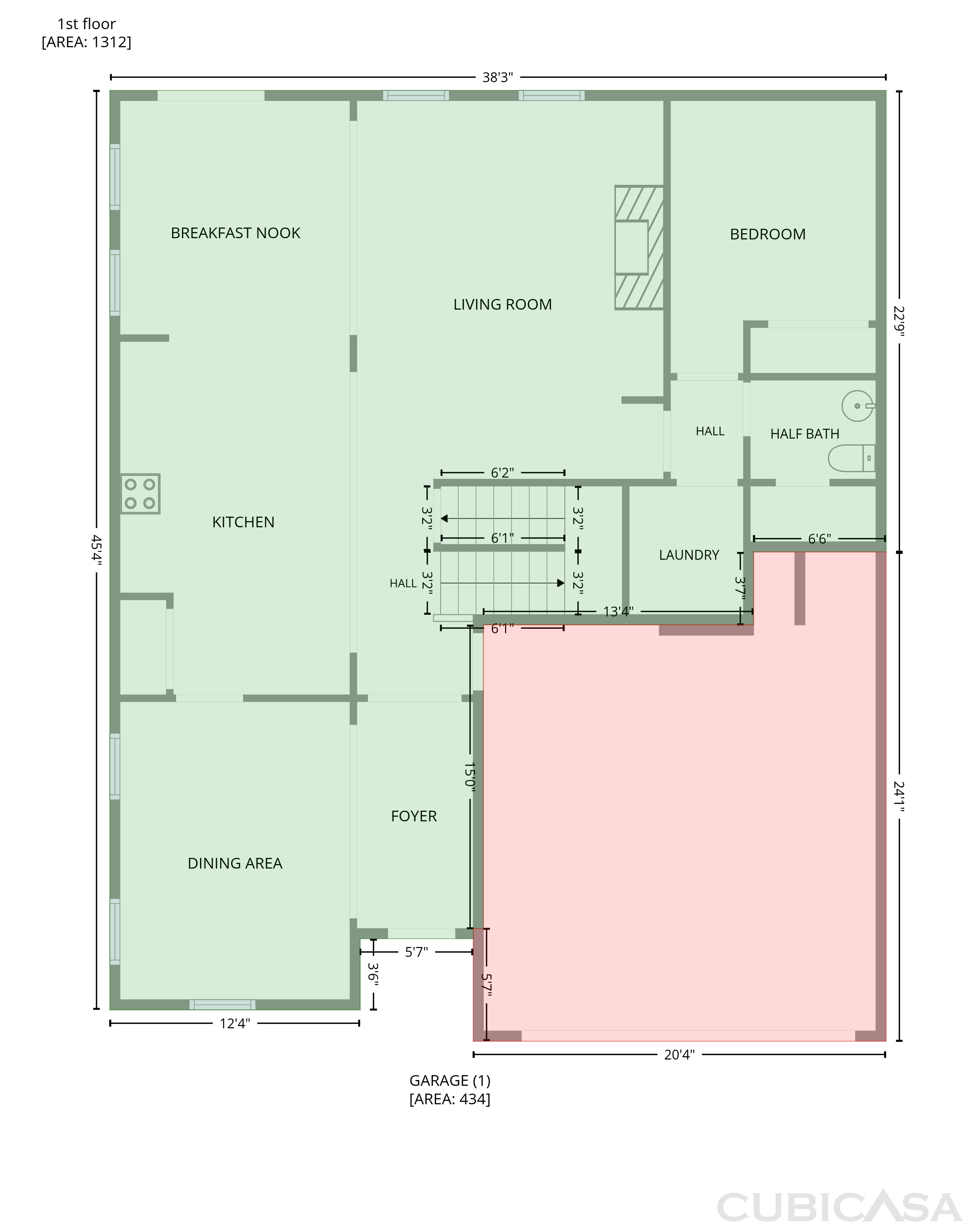 Second Floor of 350 Gardens Of Harmony Dr, Canton, GA