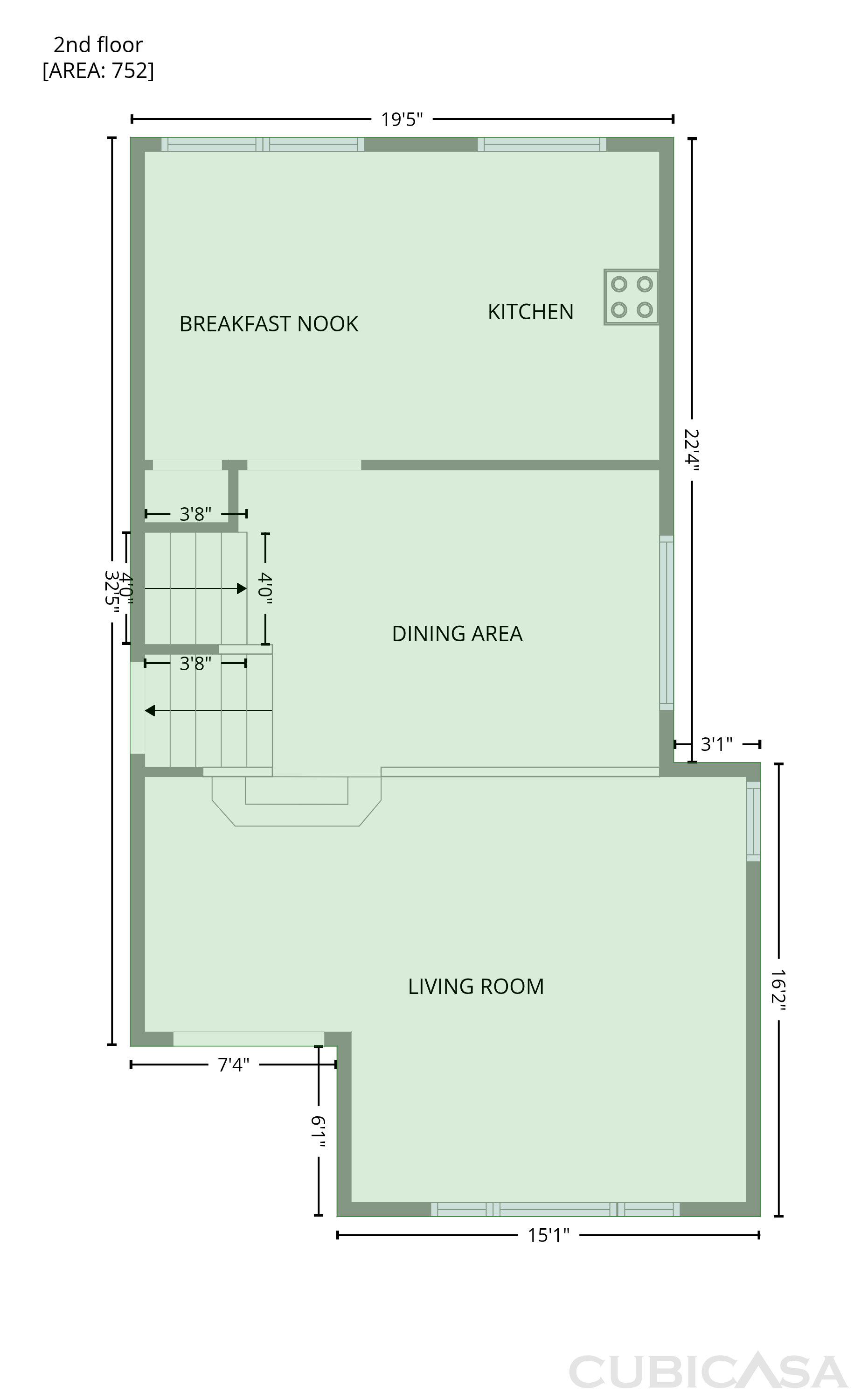 Second Floor of 159 Bittercreek Dr, Folsom, CA