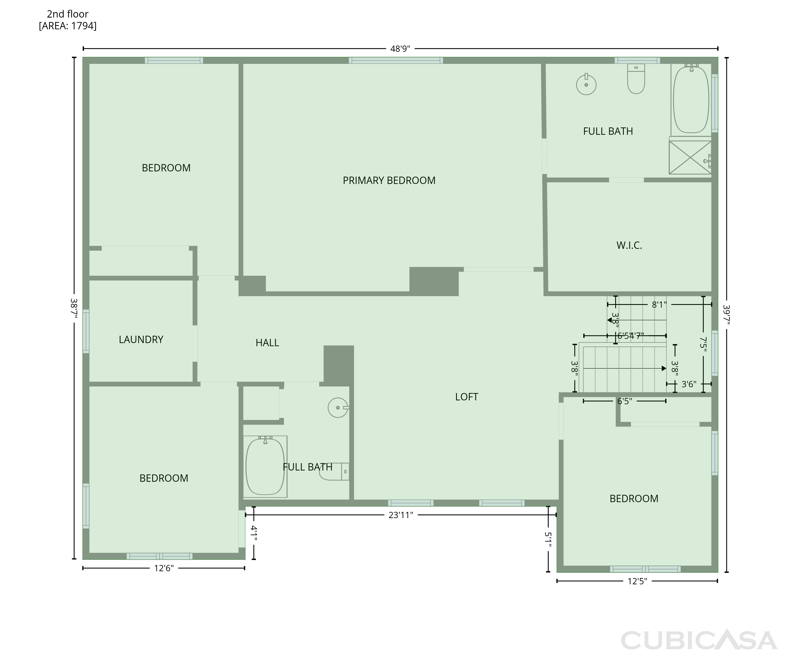 Second Floor of 10016 Markus Dr, Mint Hill, NC