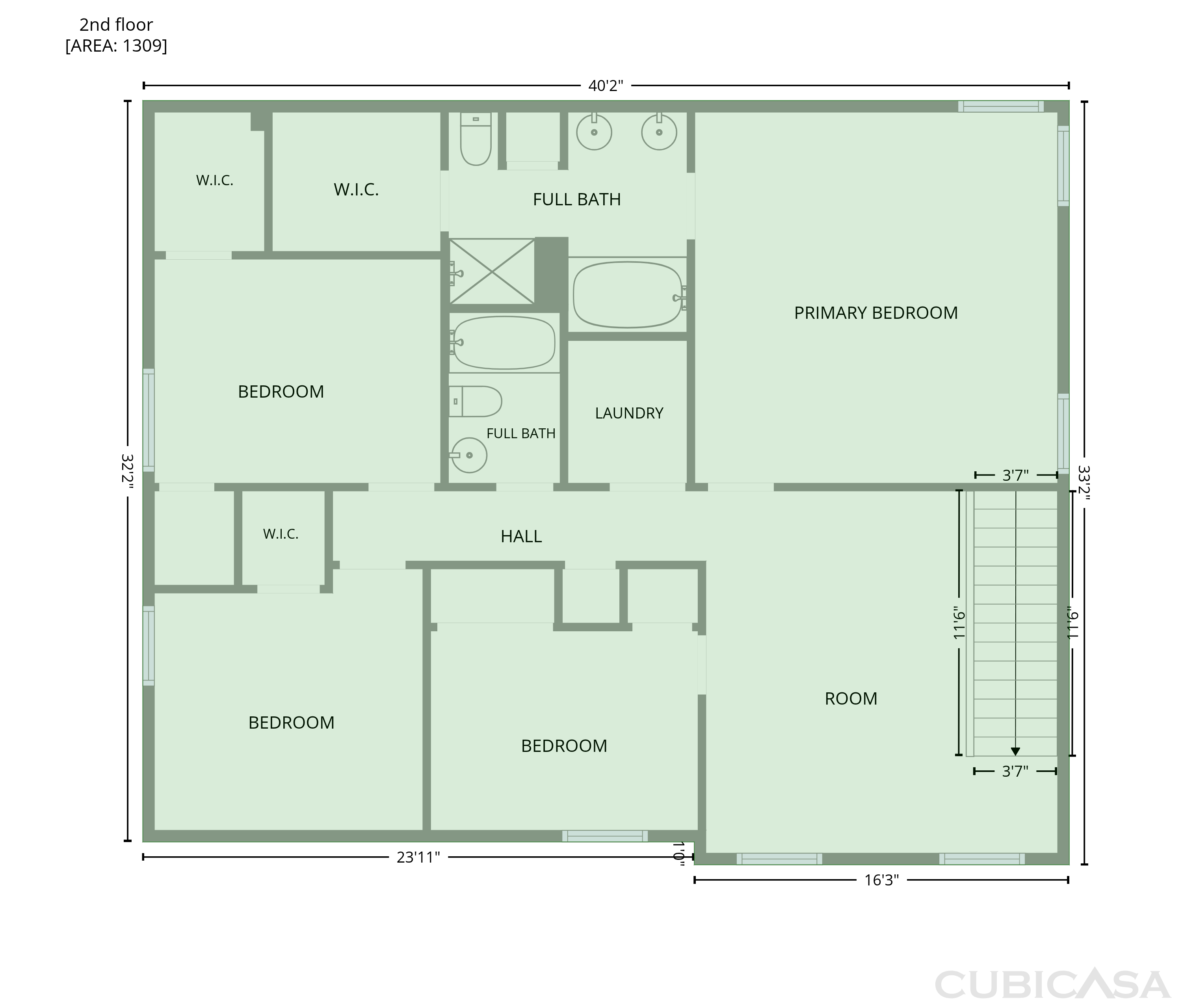 Second Floor of 8196 Alyssum Dr, Plainfield, IN
