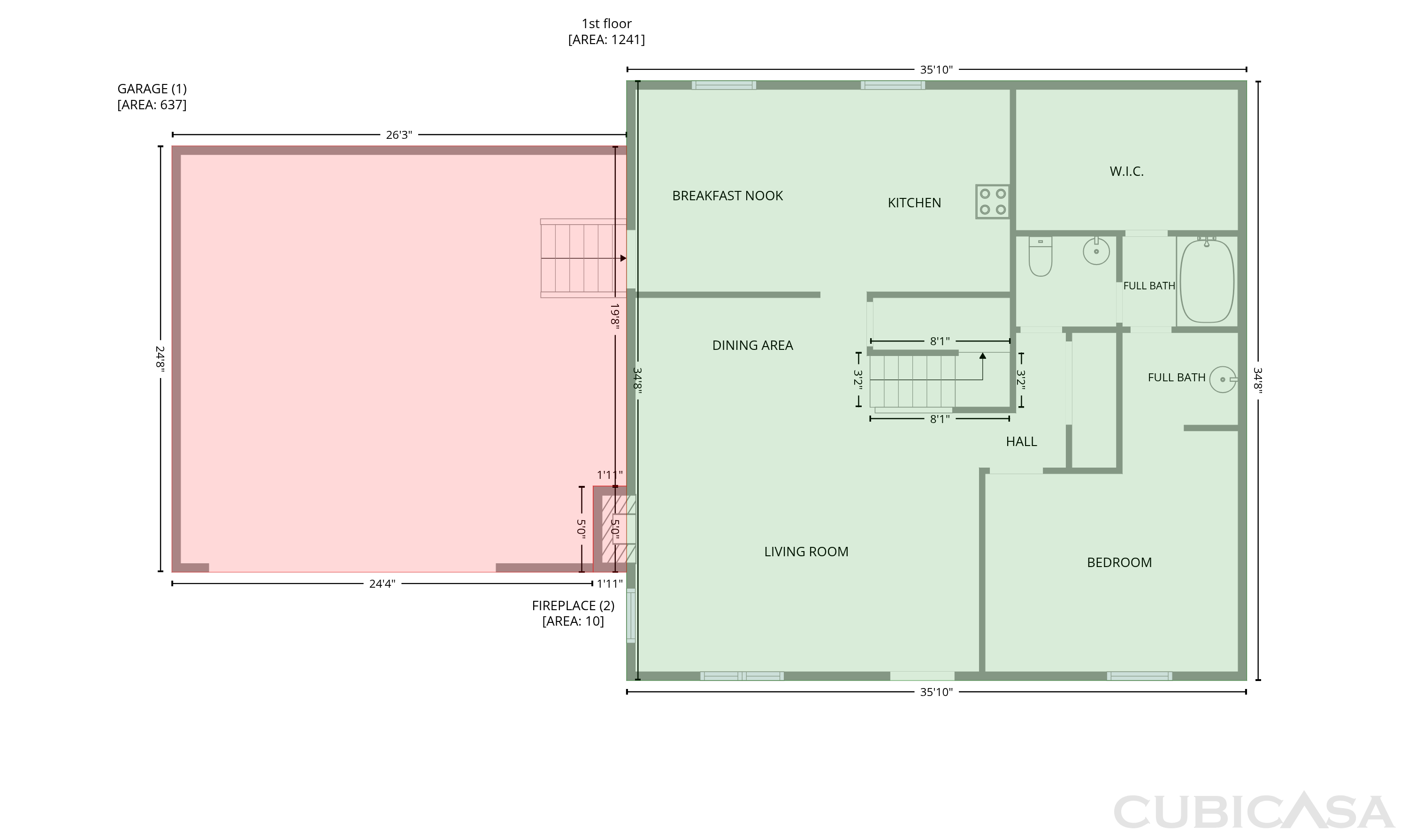 Main Floor of 1100 Burlingame Ct, Antioch, TN