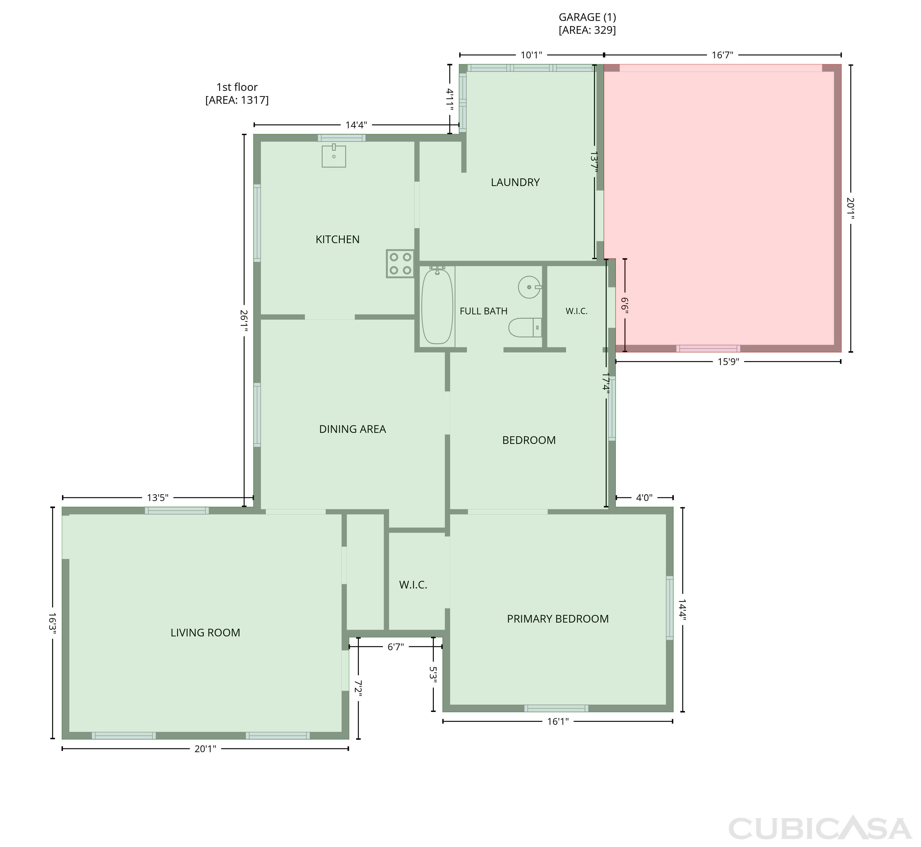 Main Floor of 907 S South St, Gastonia, NC