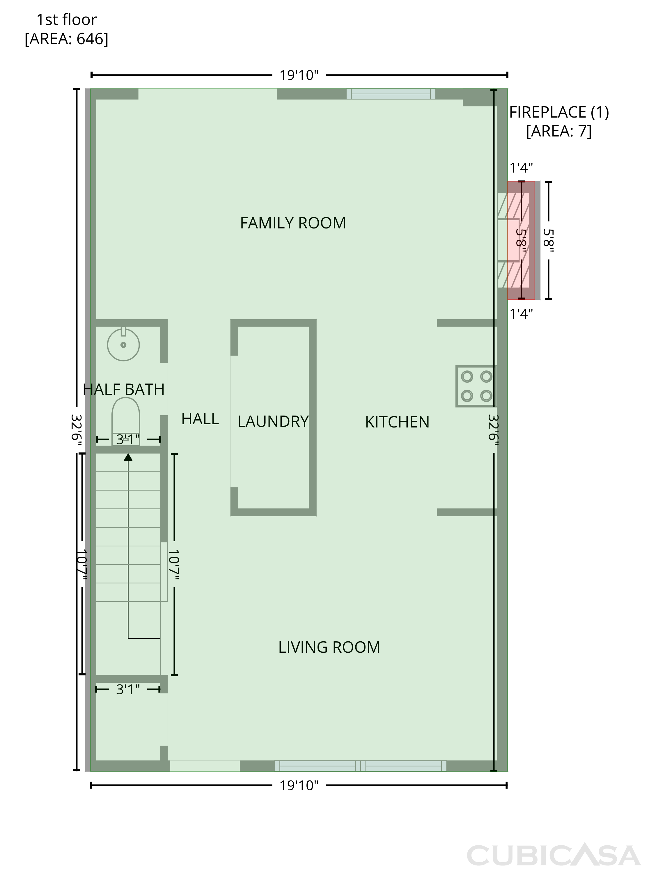 Main Floor of 207 Seneca Forest Ct, Nashville, TN
