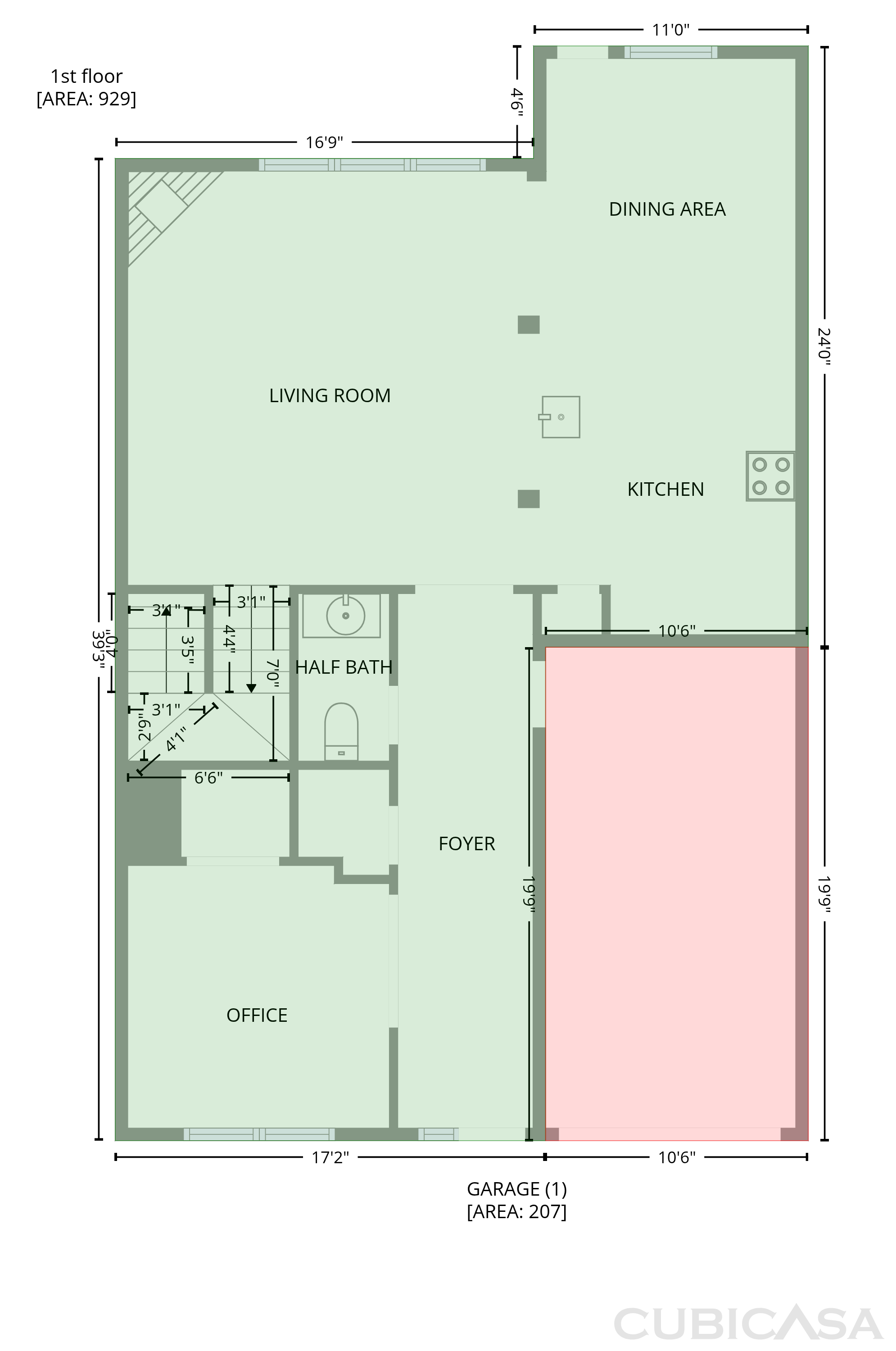 Main Floor of 3064 Imperial Oaks Dr, Raleigh, NC