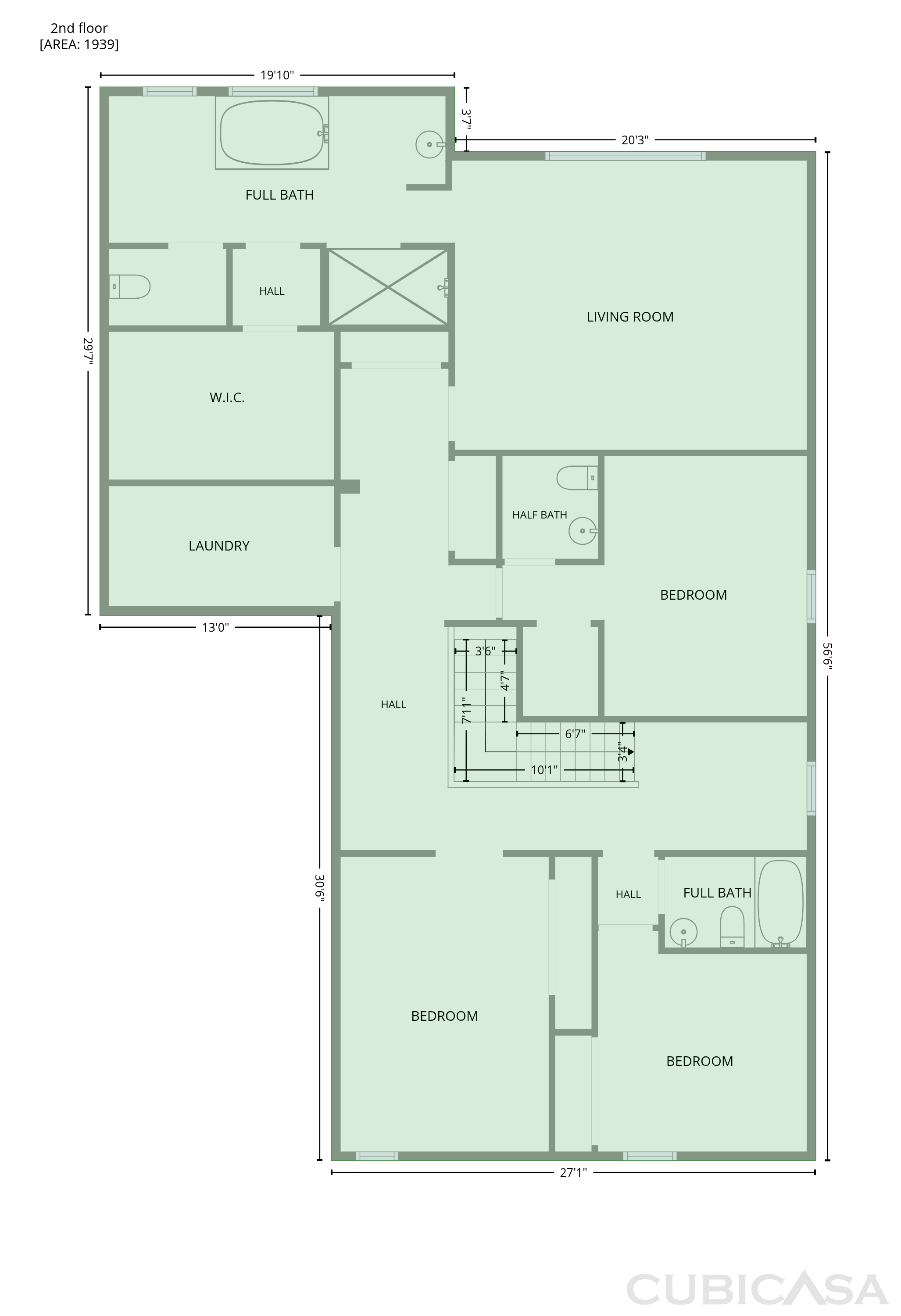 Second Floor of 627 E Orange Blossom Way, Azusa, CA