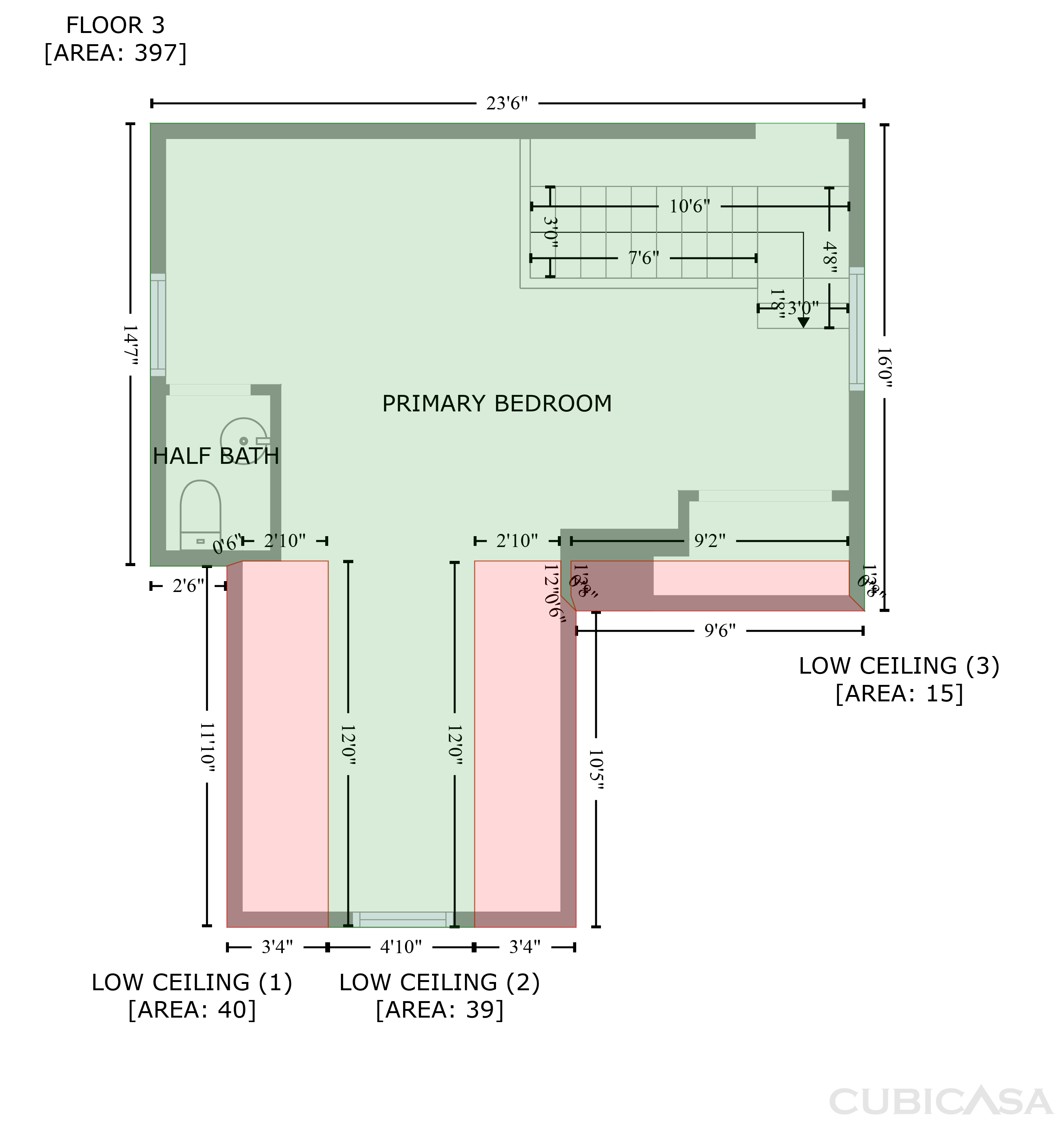 Third Floor of 23112 Marlboro St, Dearborn, MI