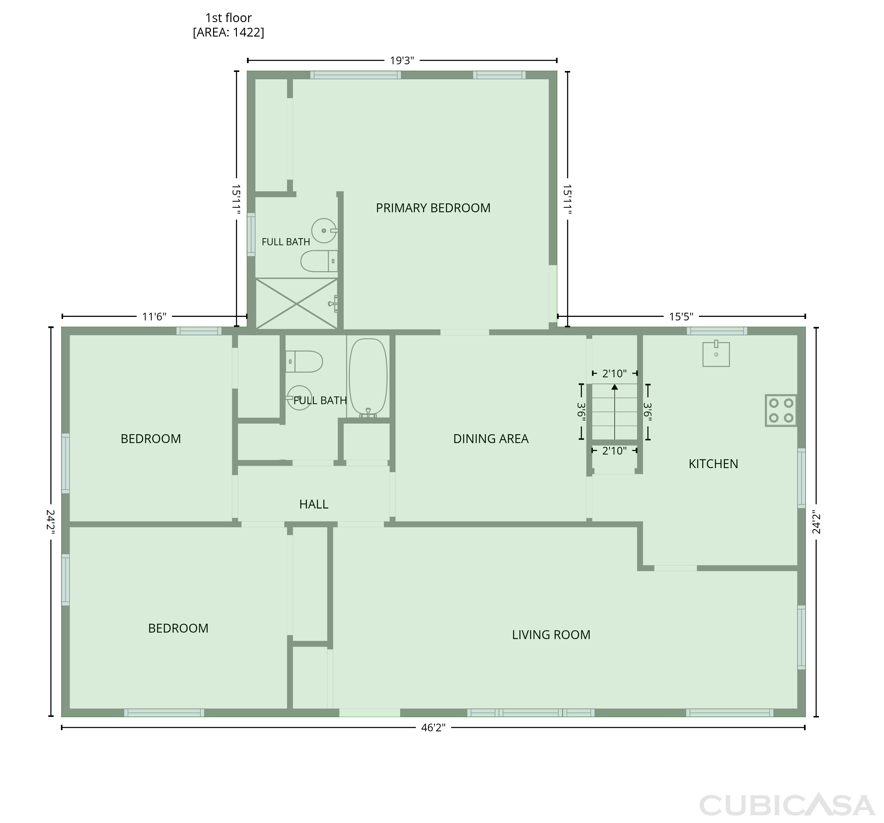 Third Floor of 1223 Beverly Hills Dr, Clarksville, TN