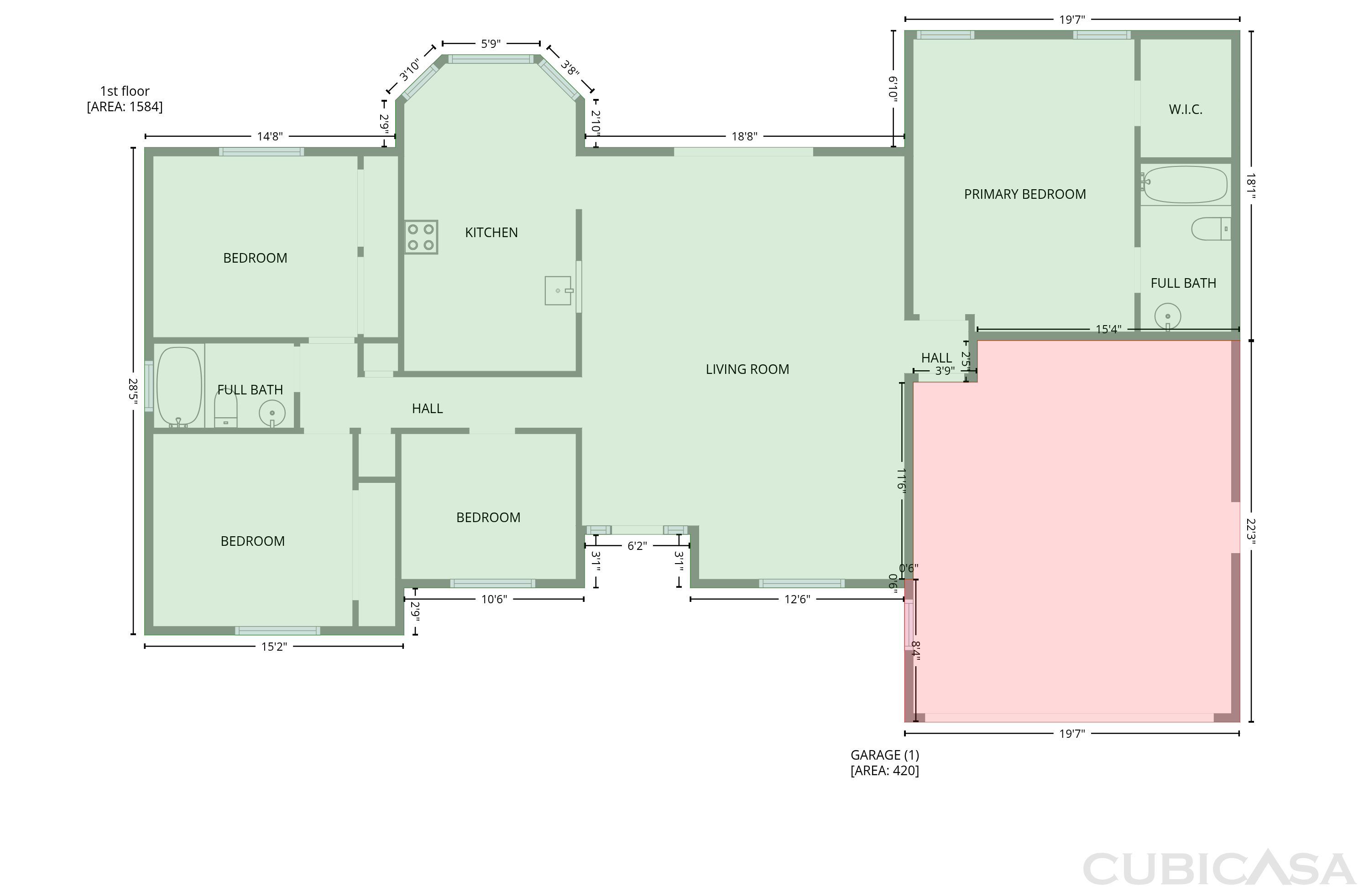 Main Floor of 1750 Evergreen Ct, Kissimmee, FL
