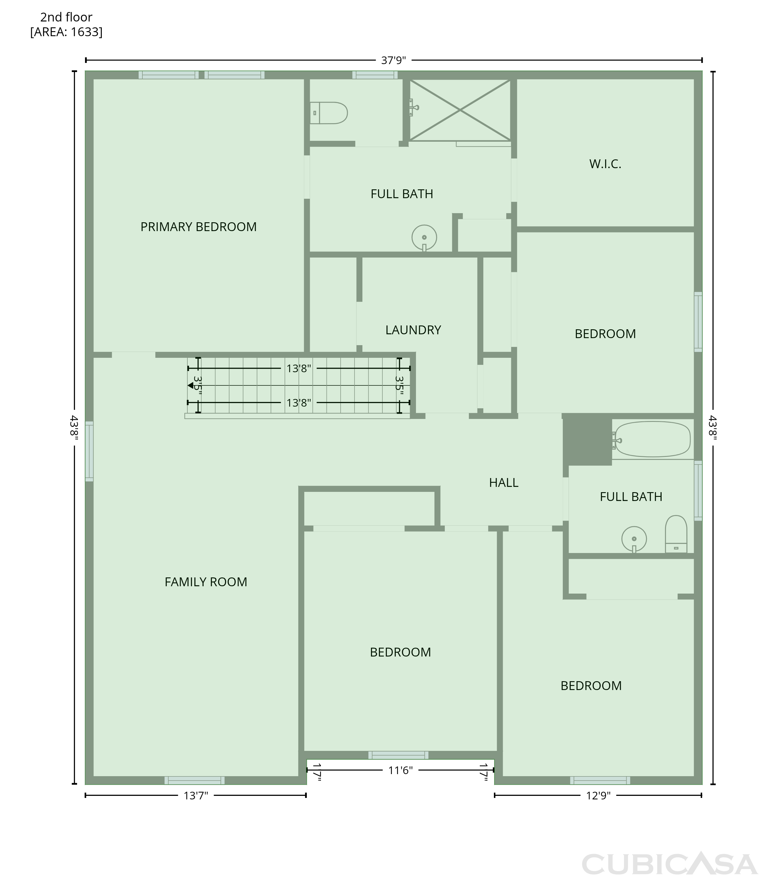 Second Floor of 12643 Horseshoe Bend Dr, Lithia, FL