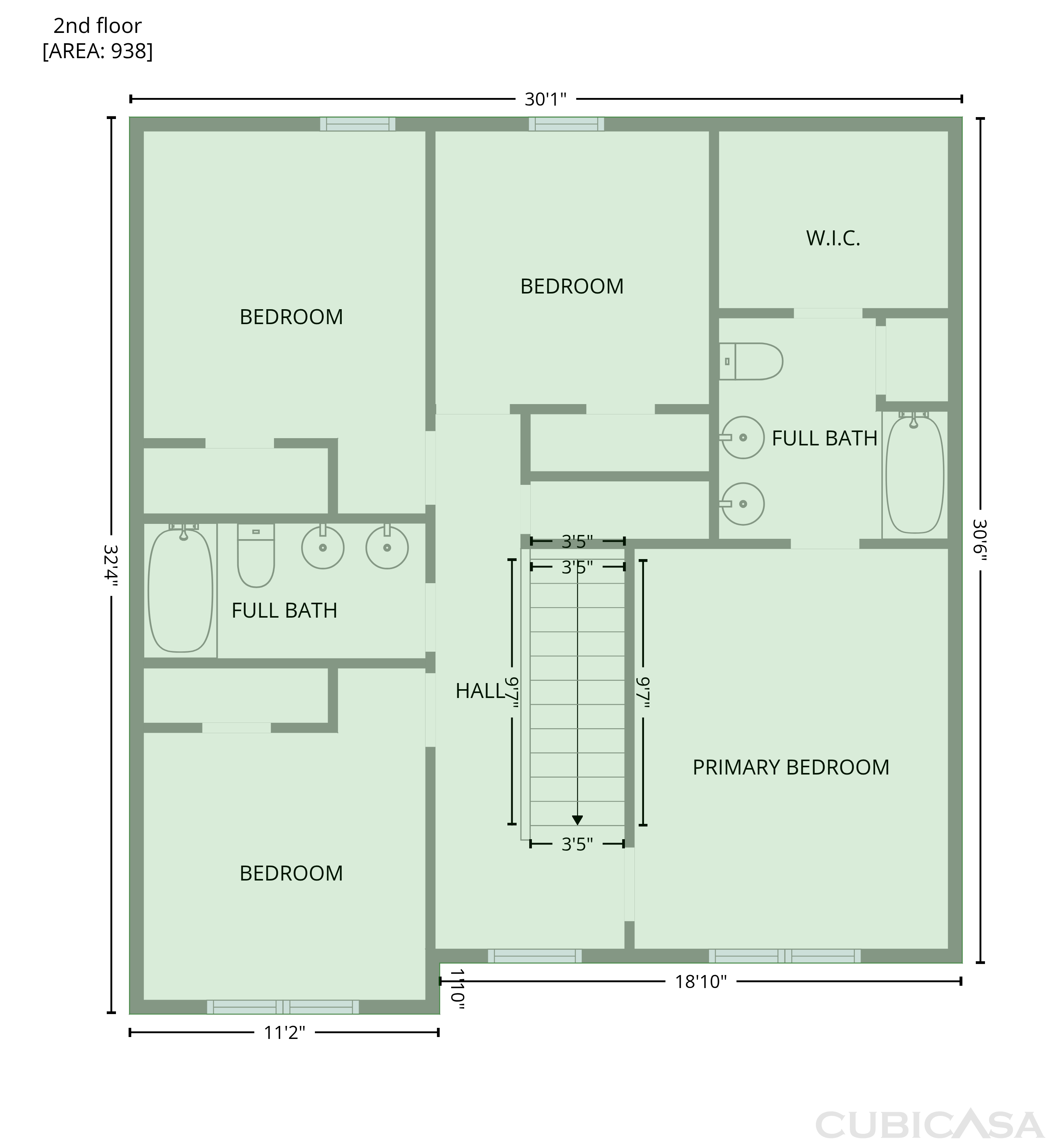 Second Floor of 4655 Chapel Ridge Dr, Greensboro, NC