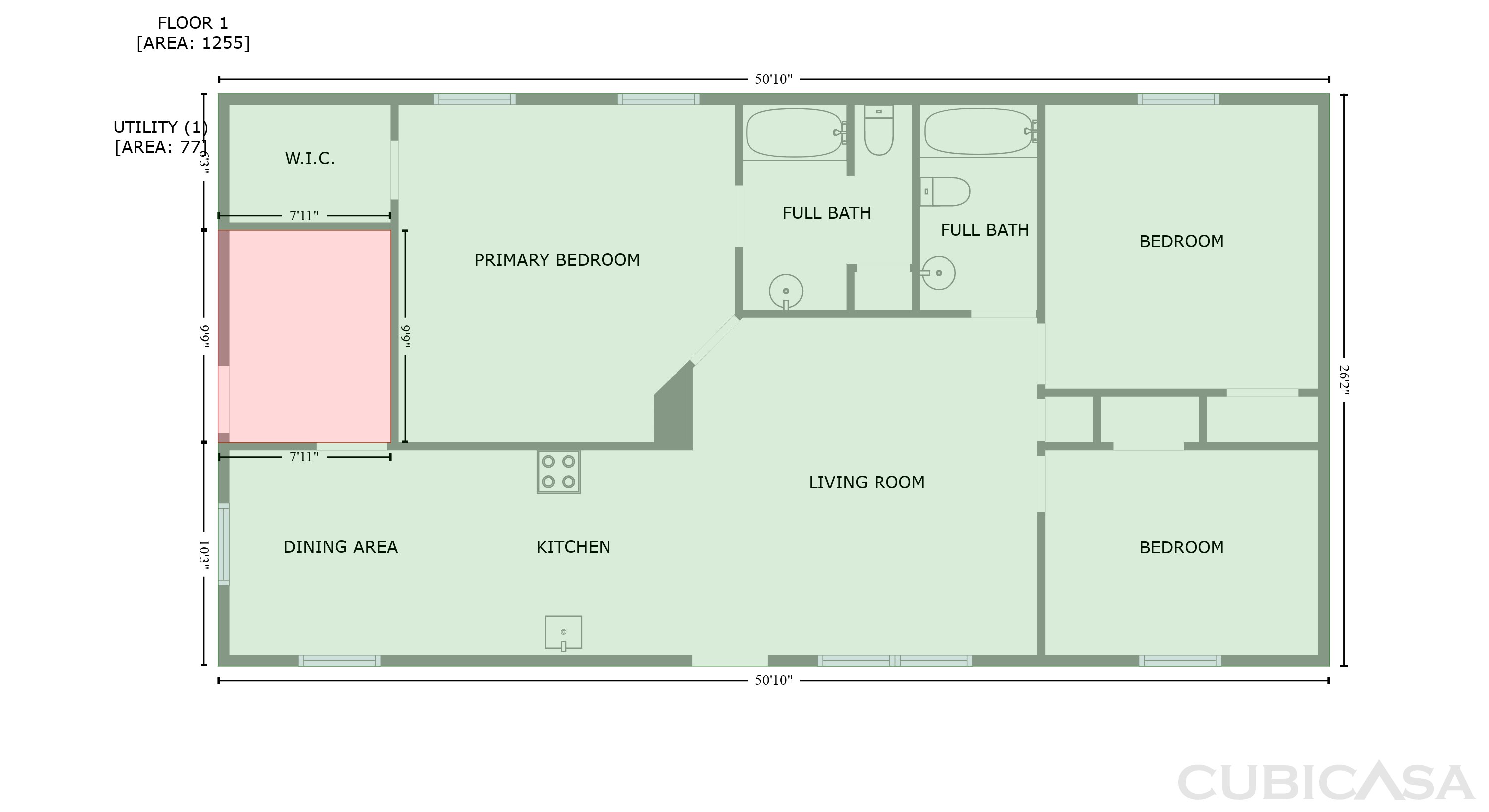 Main Floor of 13504 Gilbert Tommie Rd, Mc Calla, AL