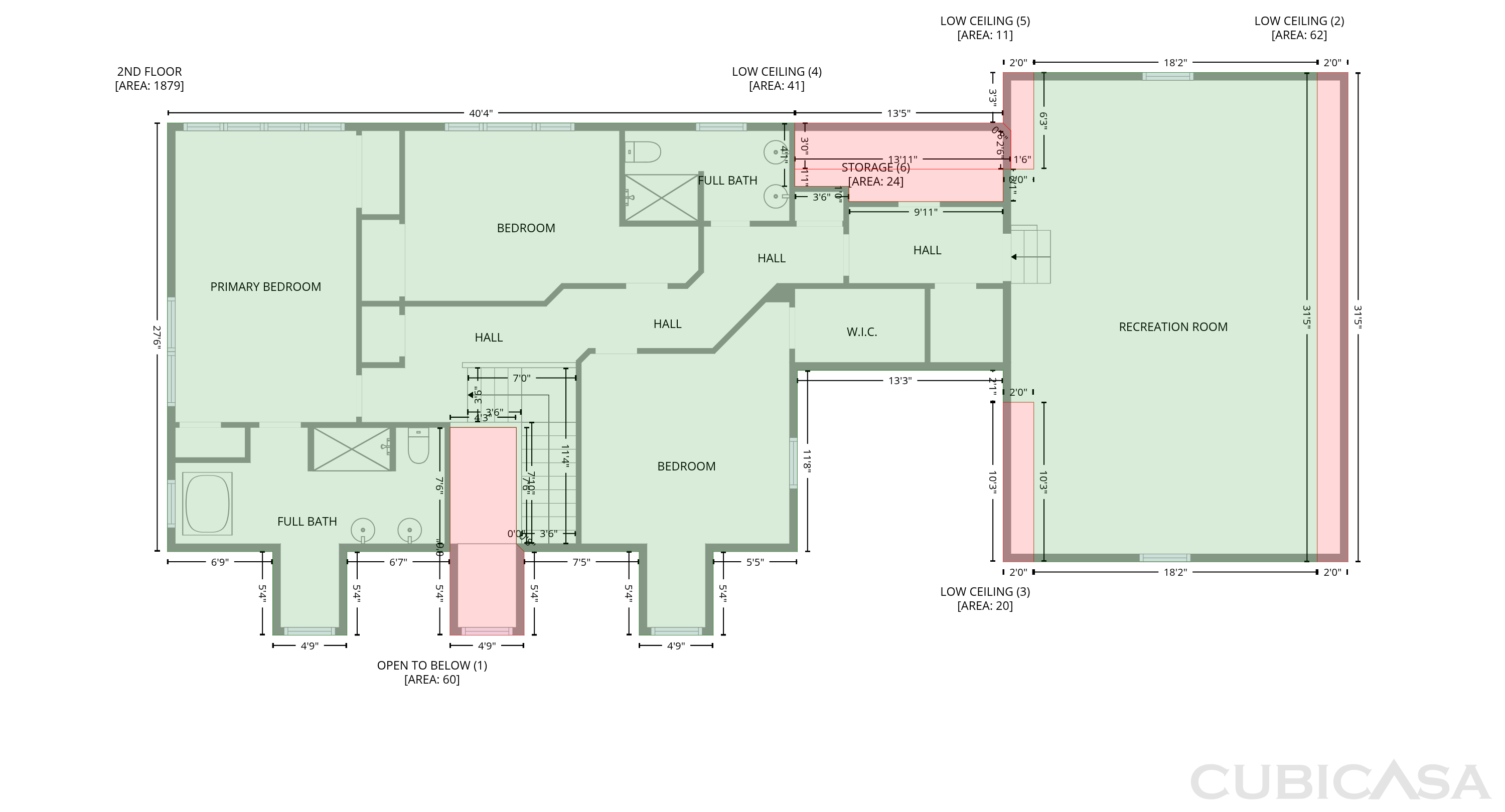 Second Floor of 404 S Granville St, Edenton, NC