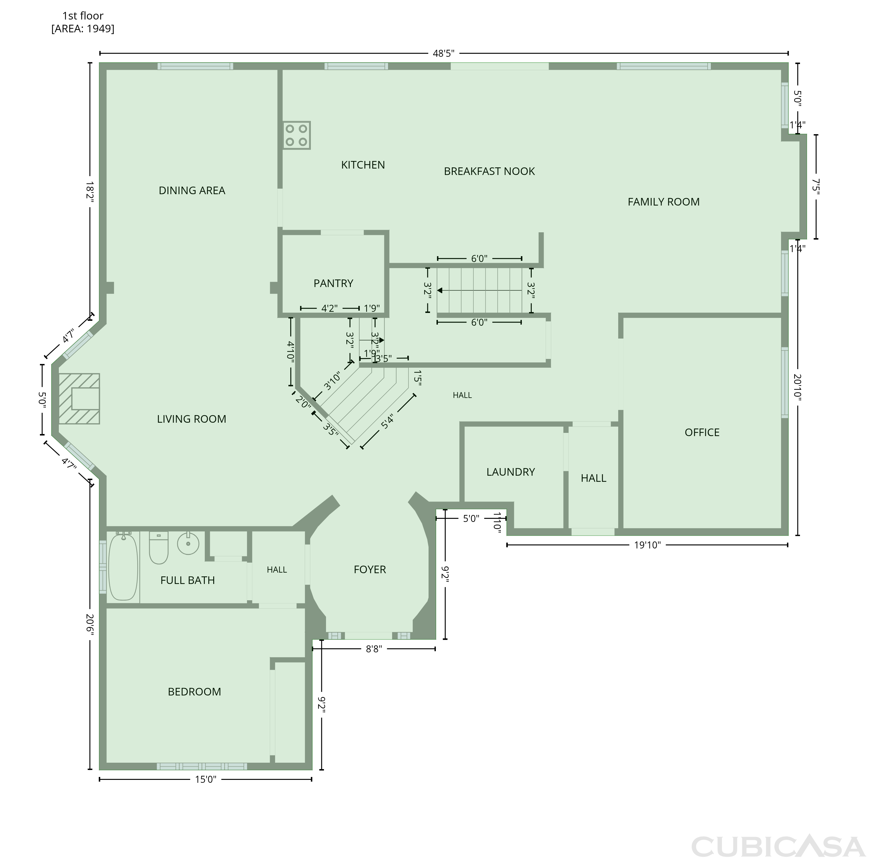Main Floor of 5032 W Yearling Rd, Phoenix, AZ