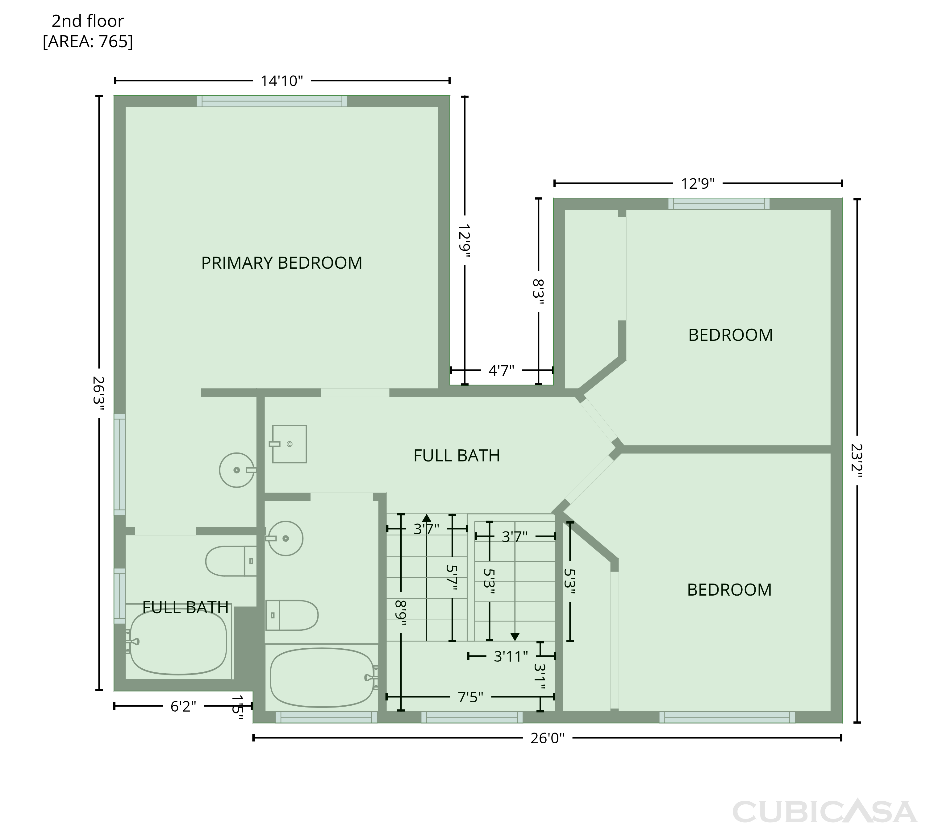 Second Floor of 2565 W Fairview Dr, Rialto, CA