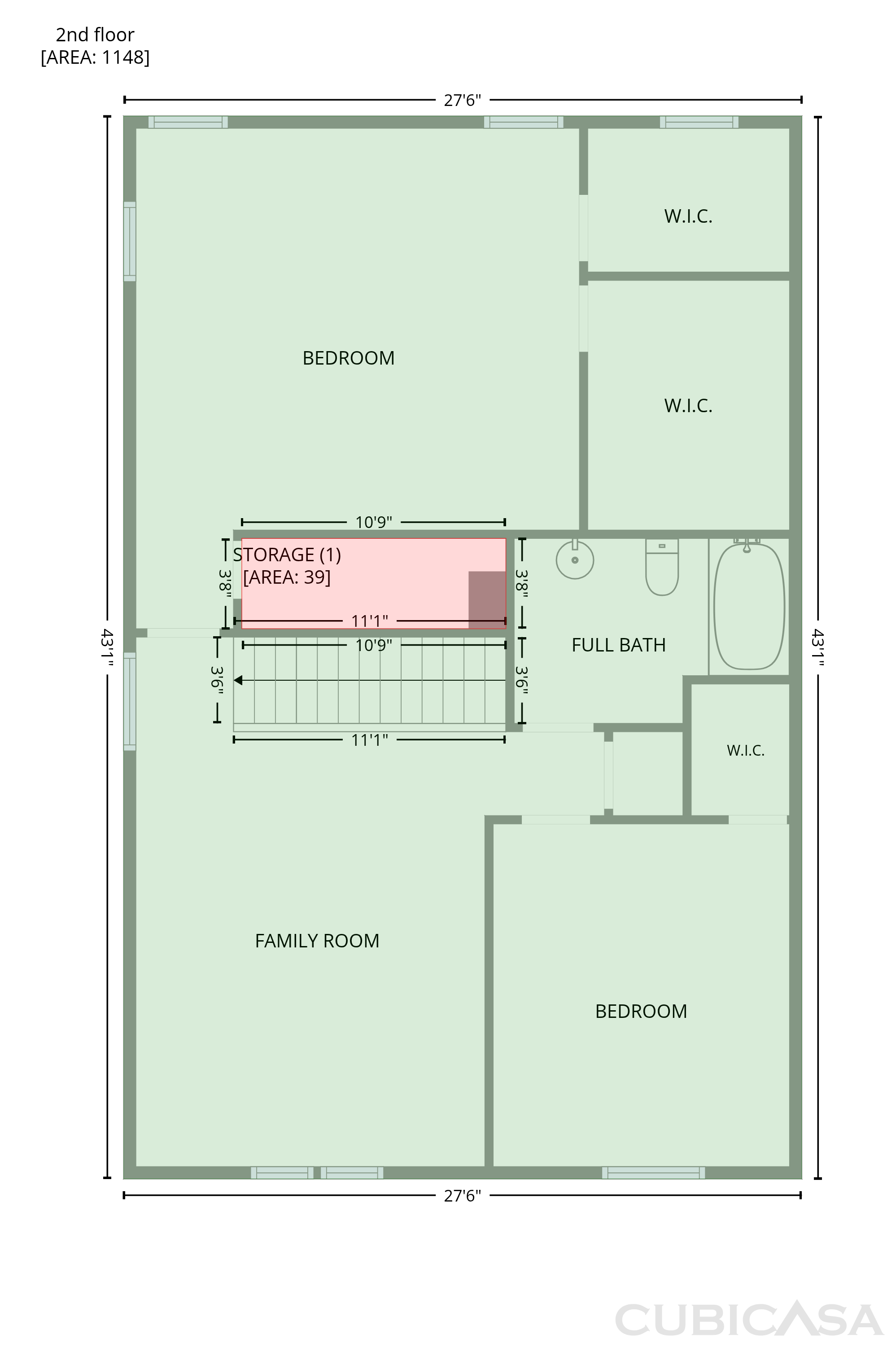 Second Floor of 1279 Dairy Glen Dr, Fuquay Varina, NC